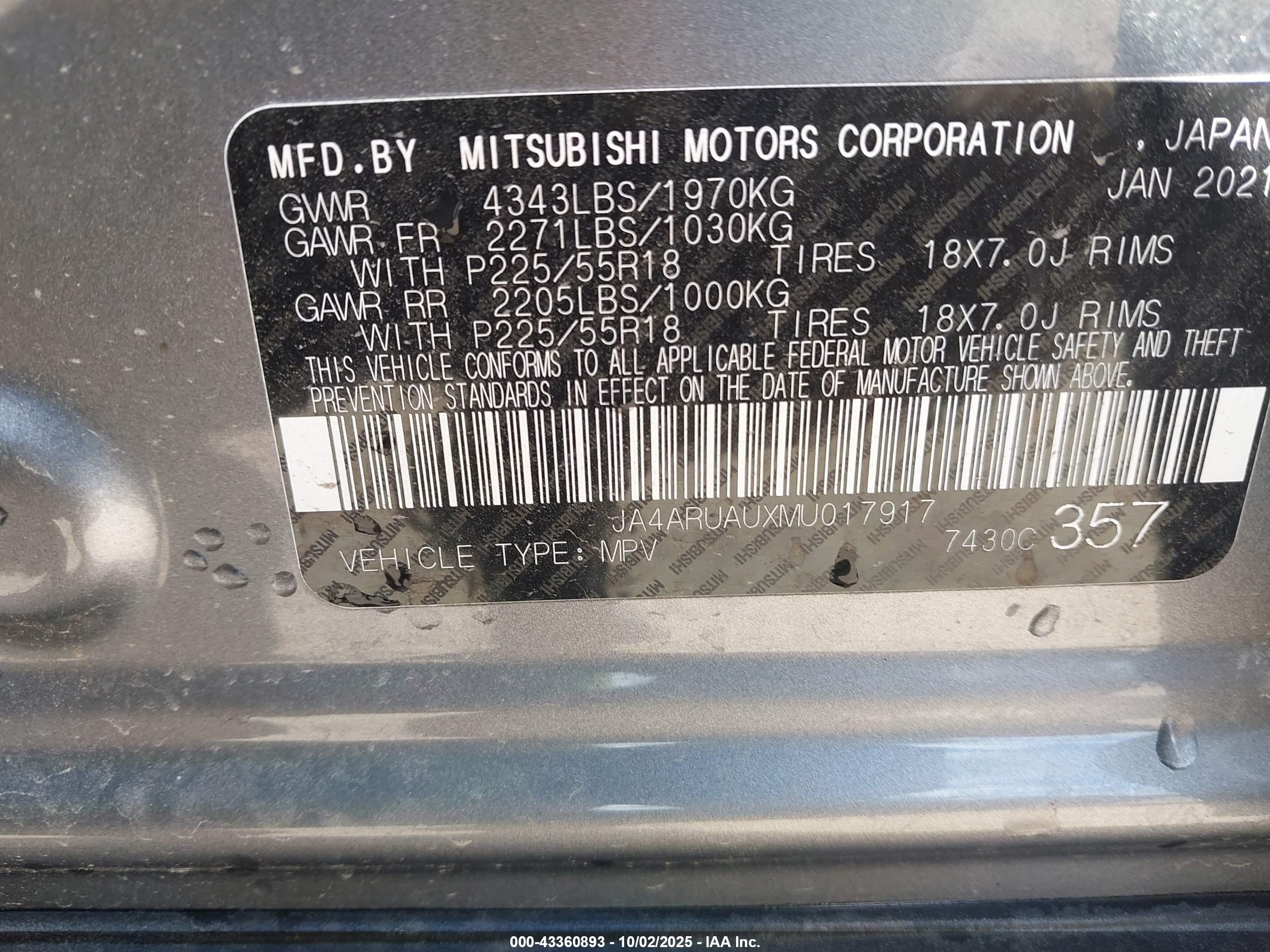 MITSUBISHI OUTLANDER image 9