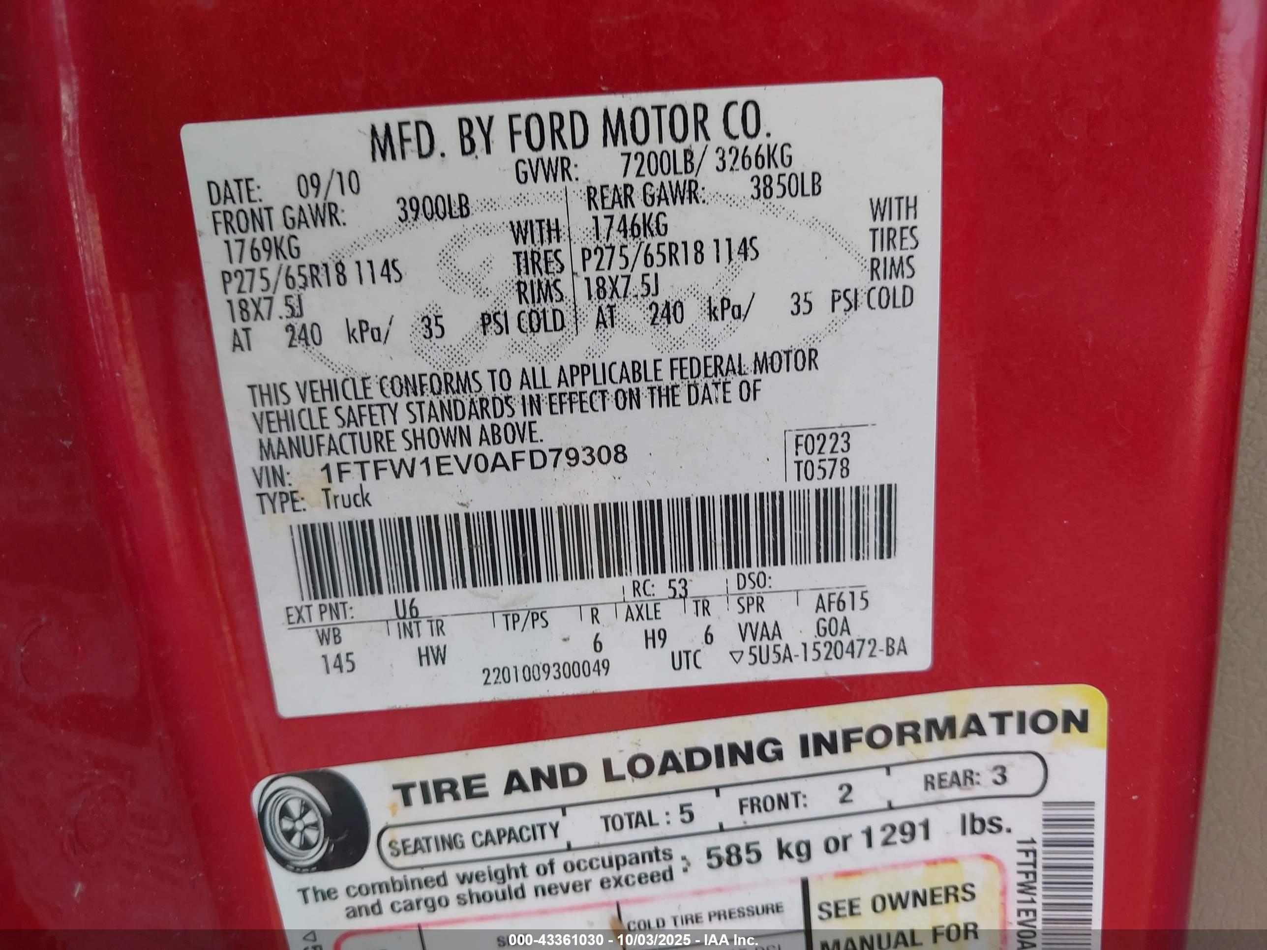 FORD F-150 image 9