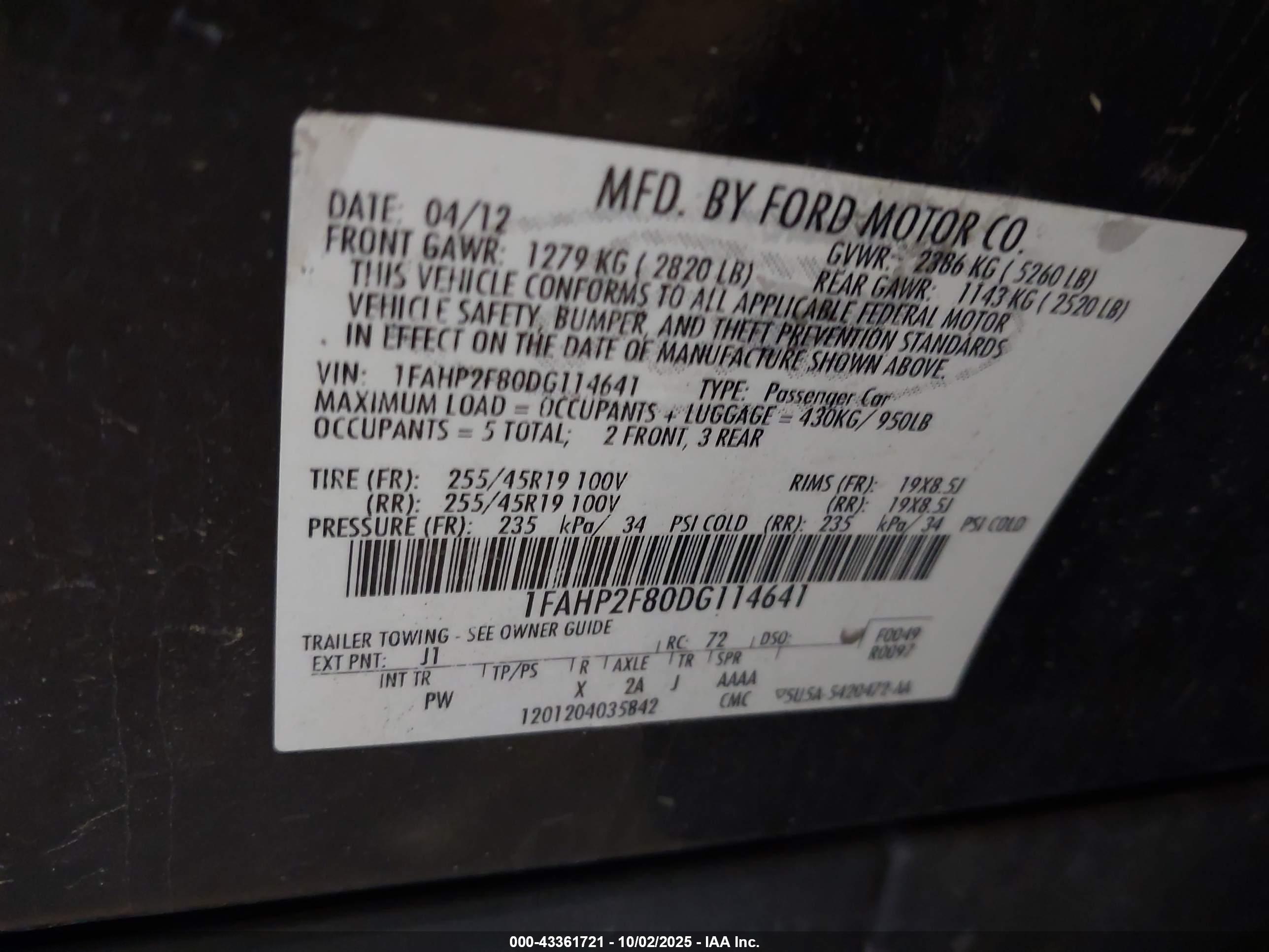 FORD TAURUS image 9