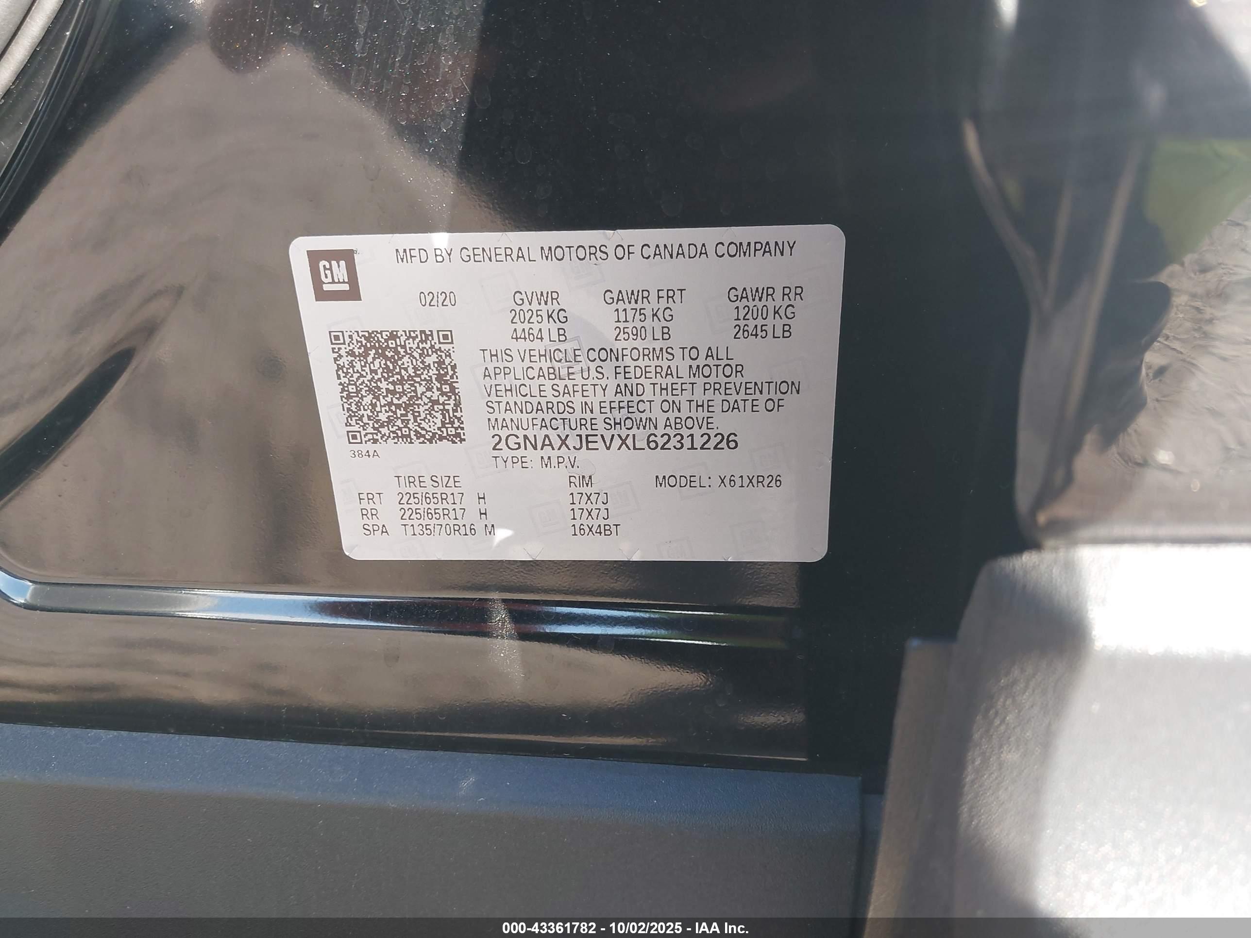 CHEVROLET EQUINOX image 9