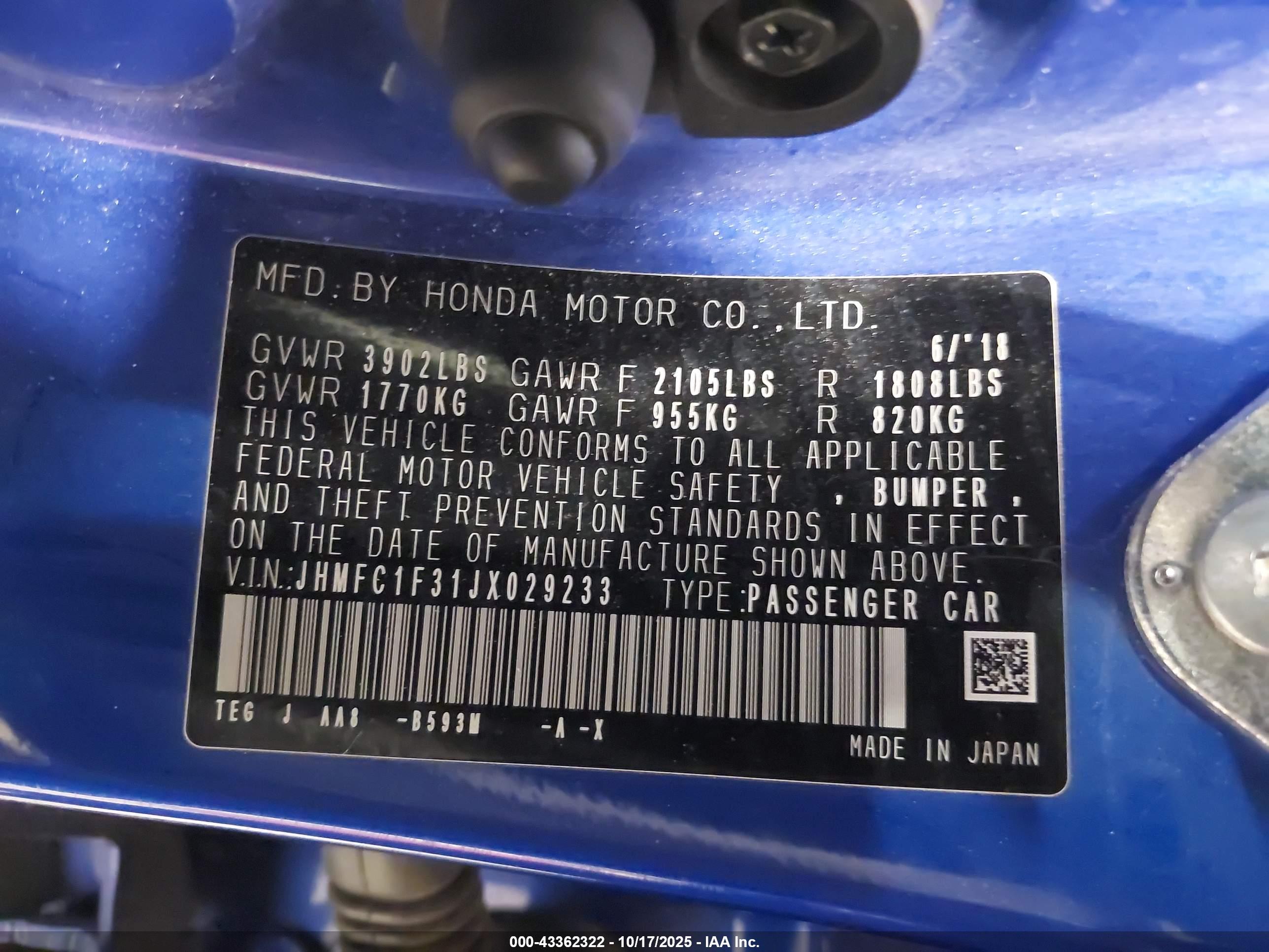 HONDA CIVIC image 9
