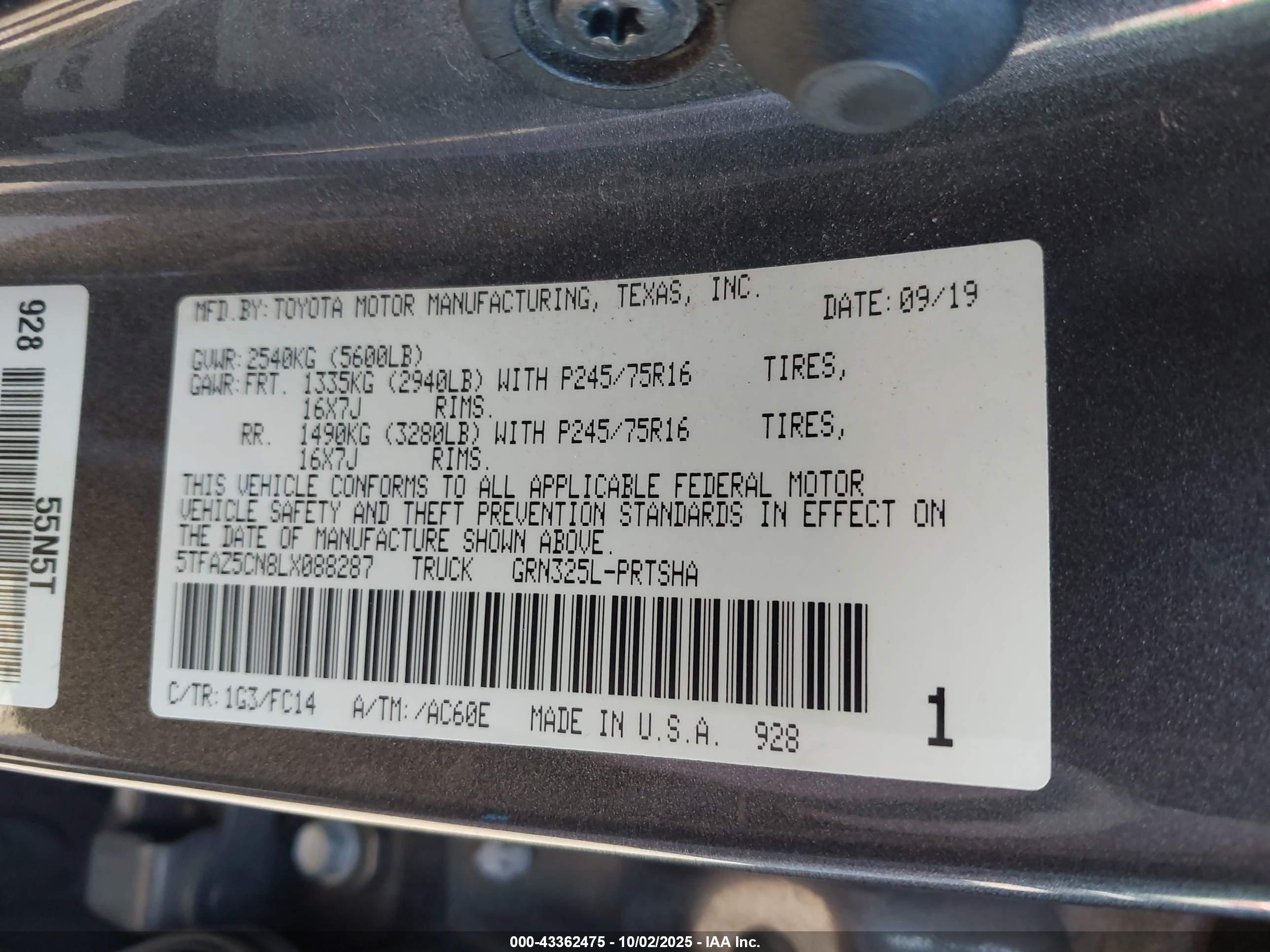 TOYOTA TACOMA image 9