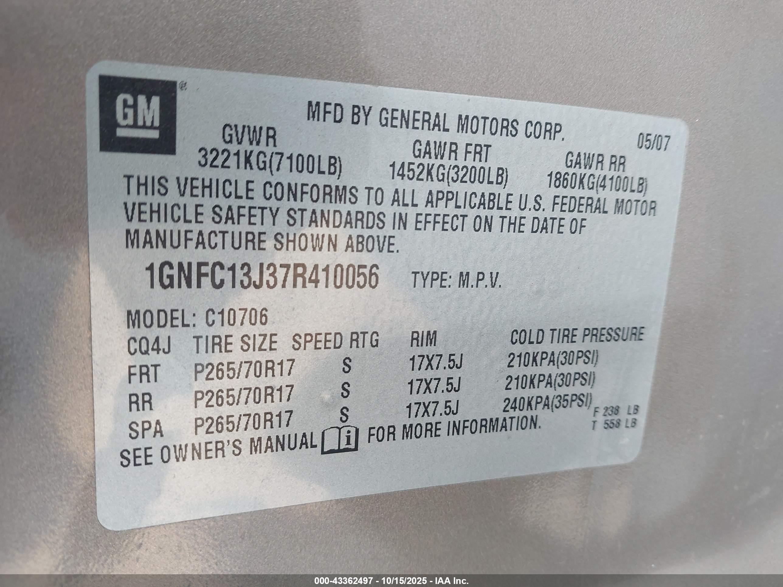 CHEVROLET TAHOE image 9