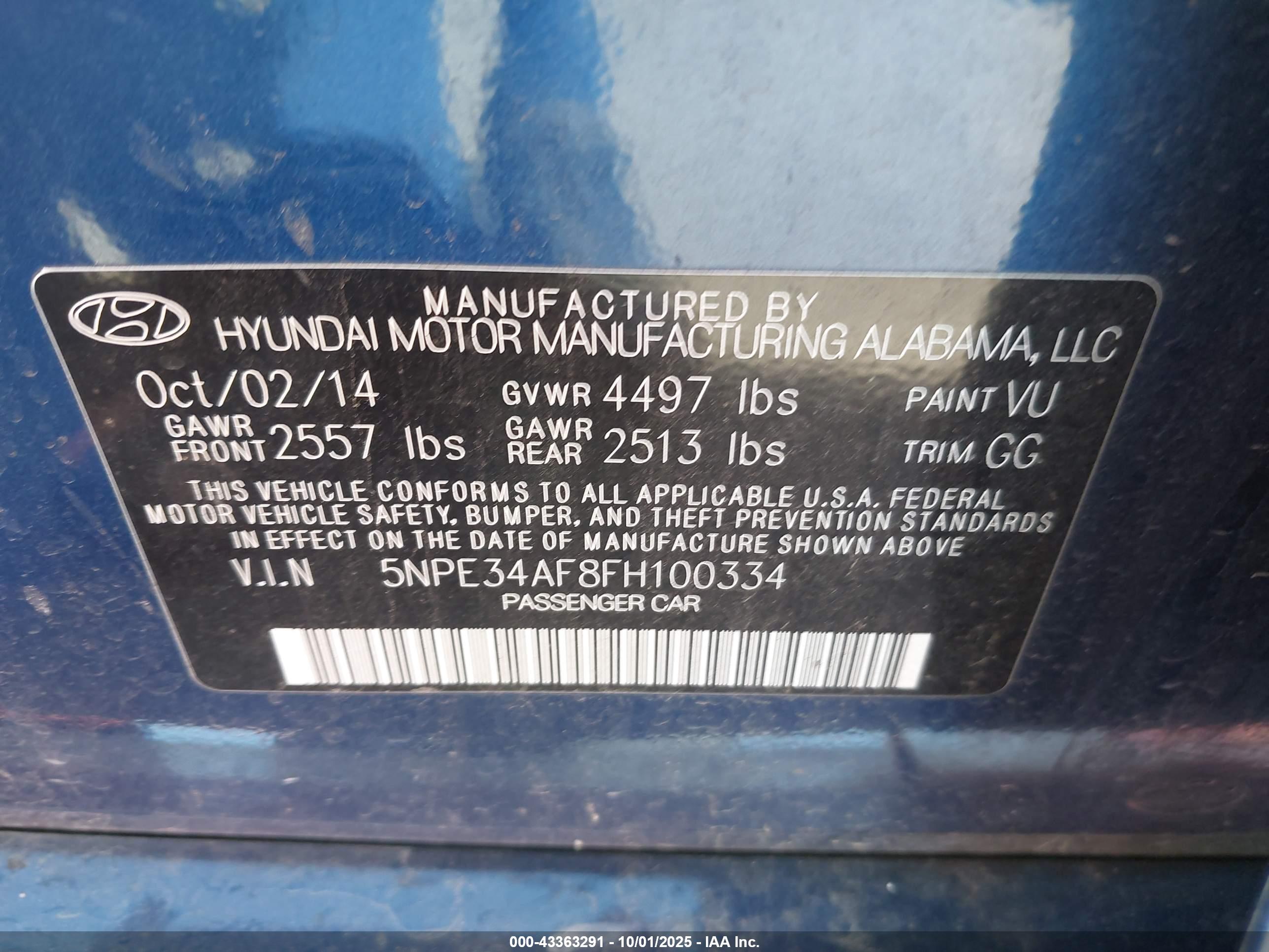 HYUNDAI SONATA image 9