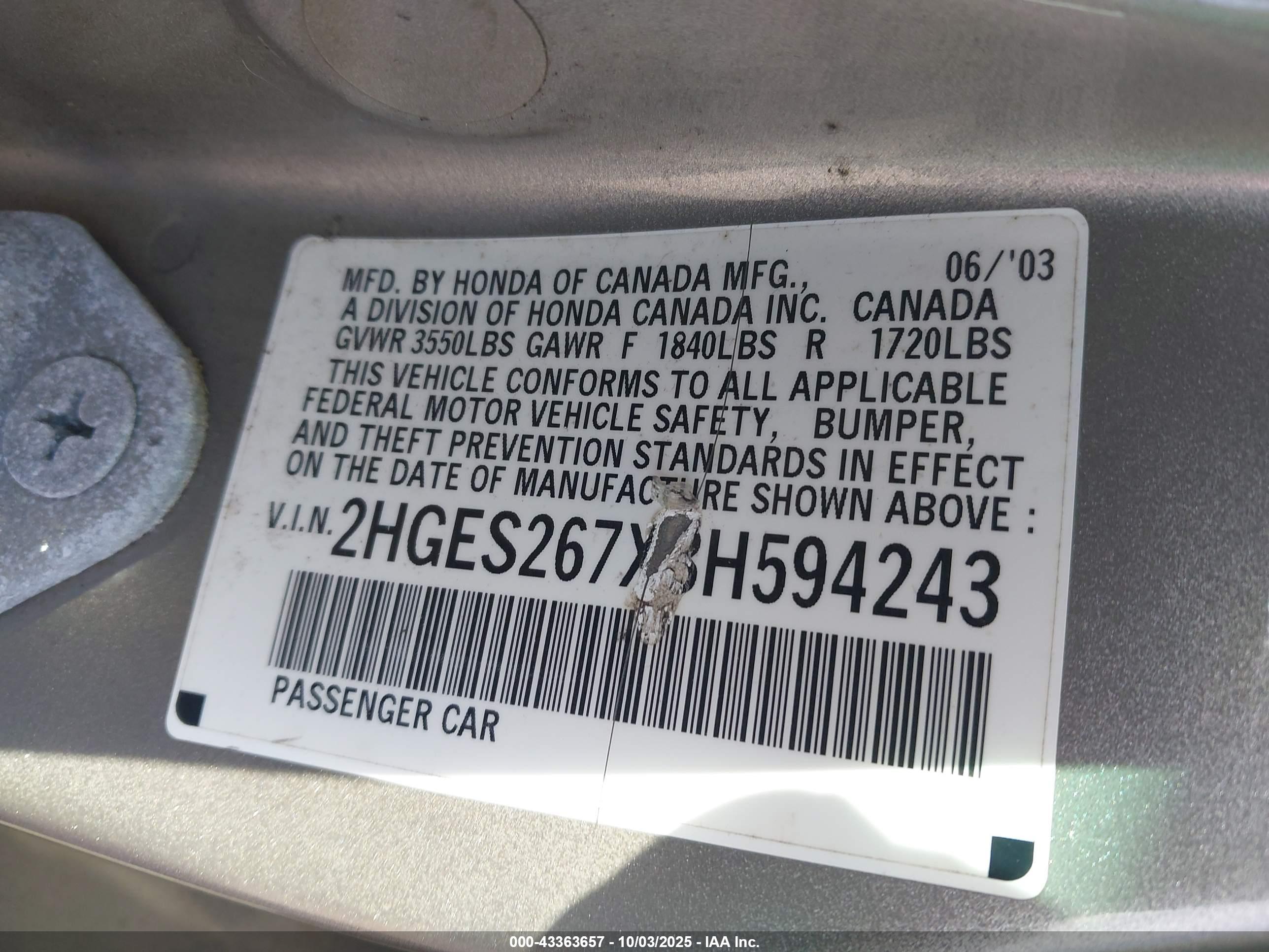 HONDA CIVIC image 9