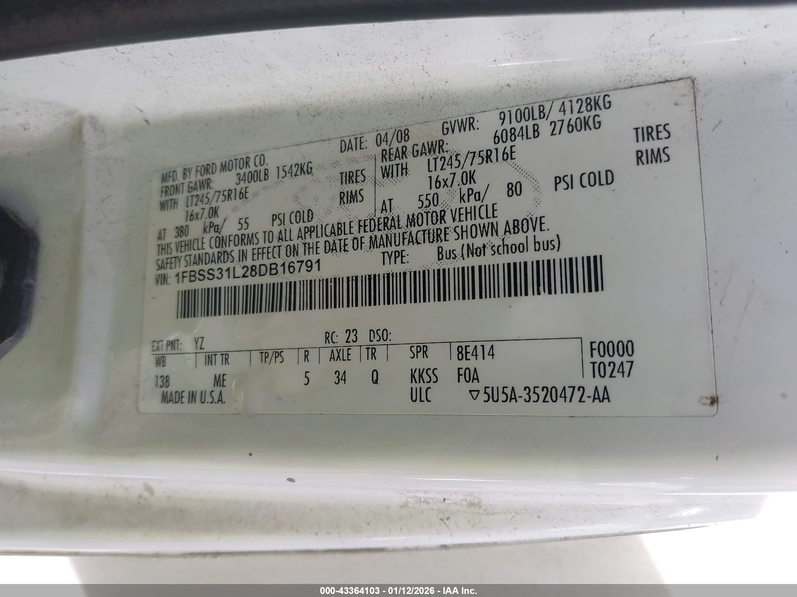 FORD E-350 image 9