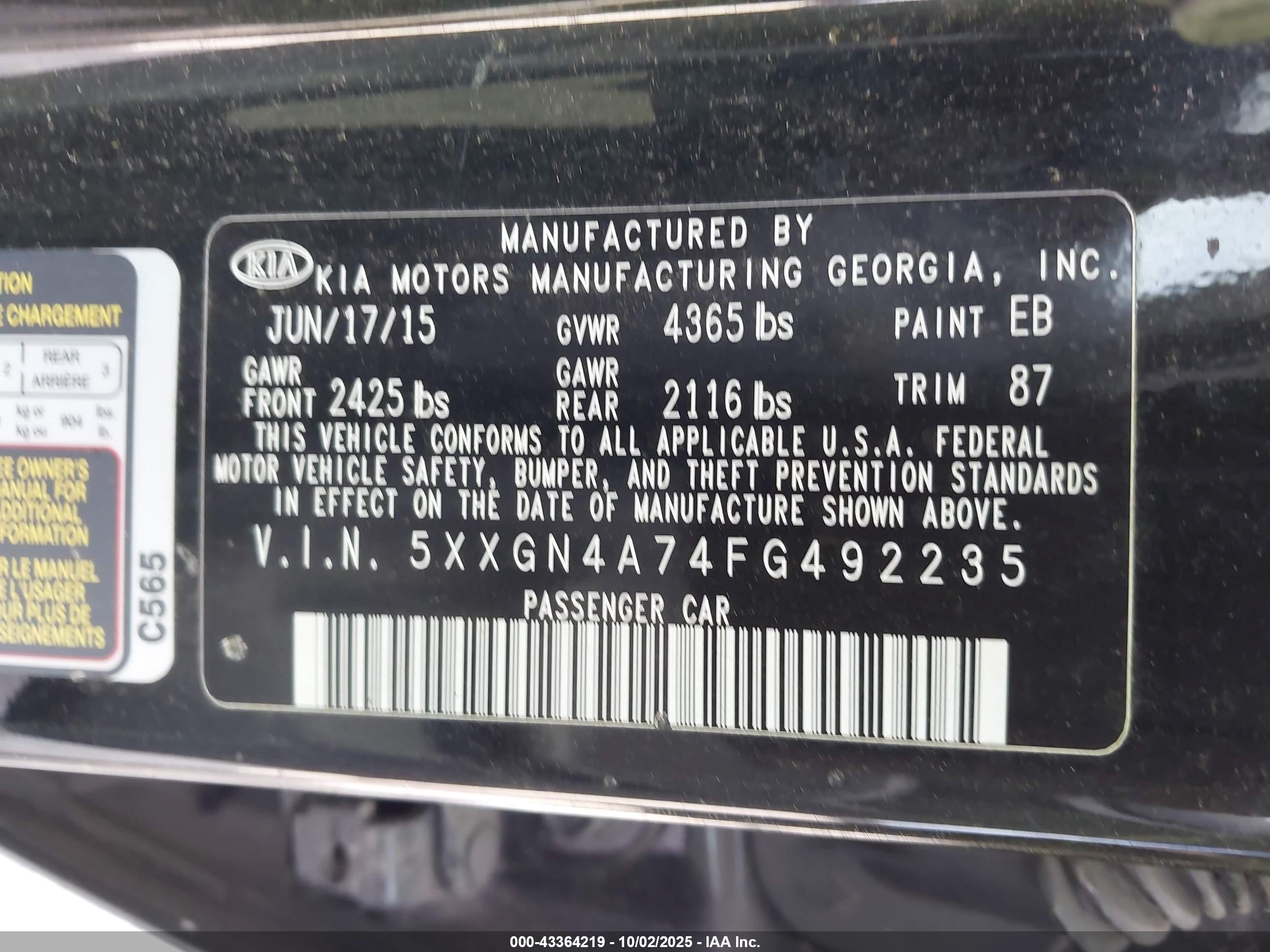 KIA OPTIMA image 9