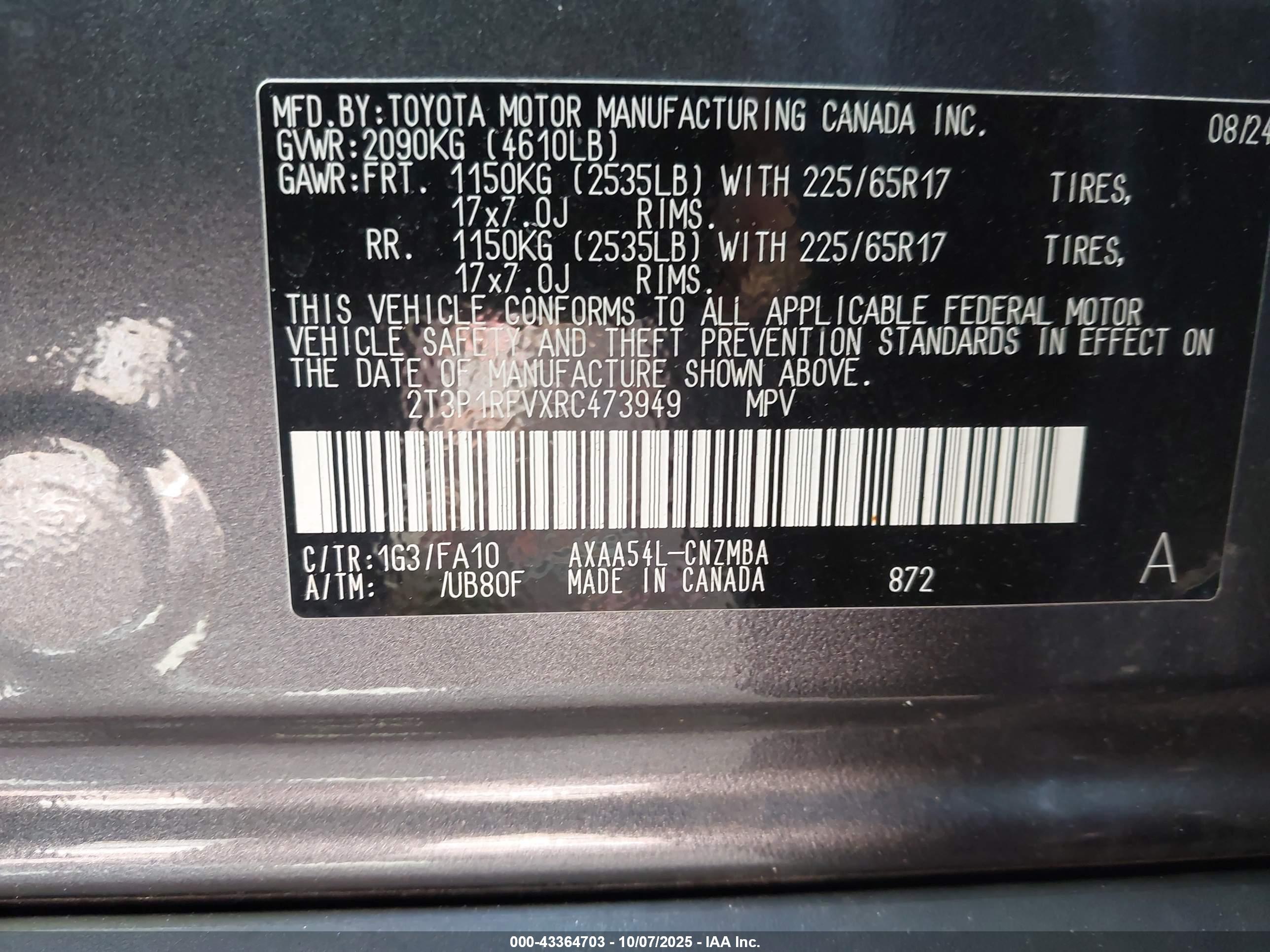 TOYOTA RAV4 image 9