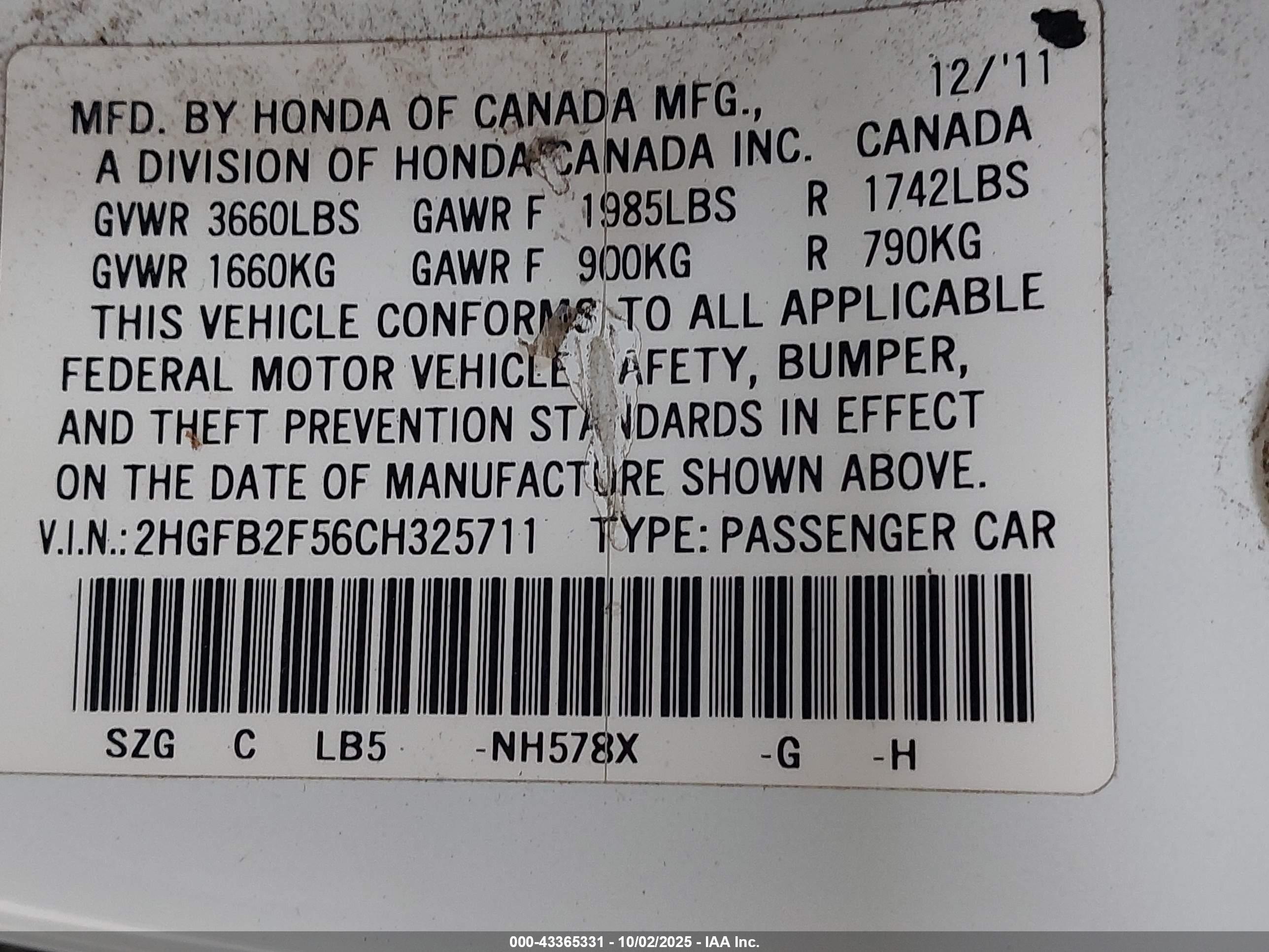 HONDA CIVIC image 9