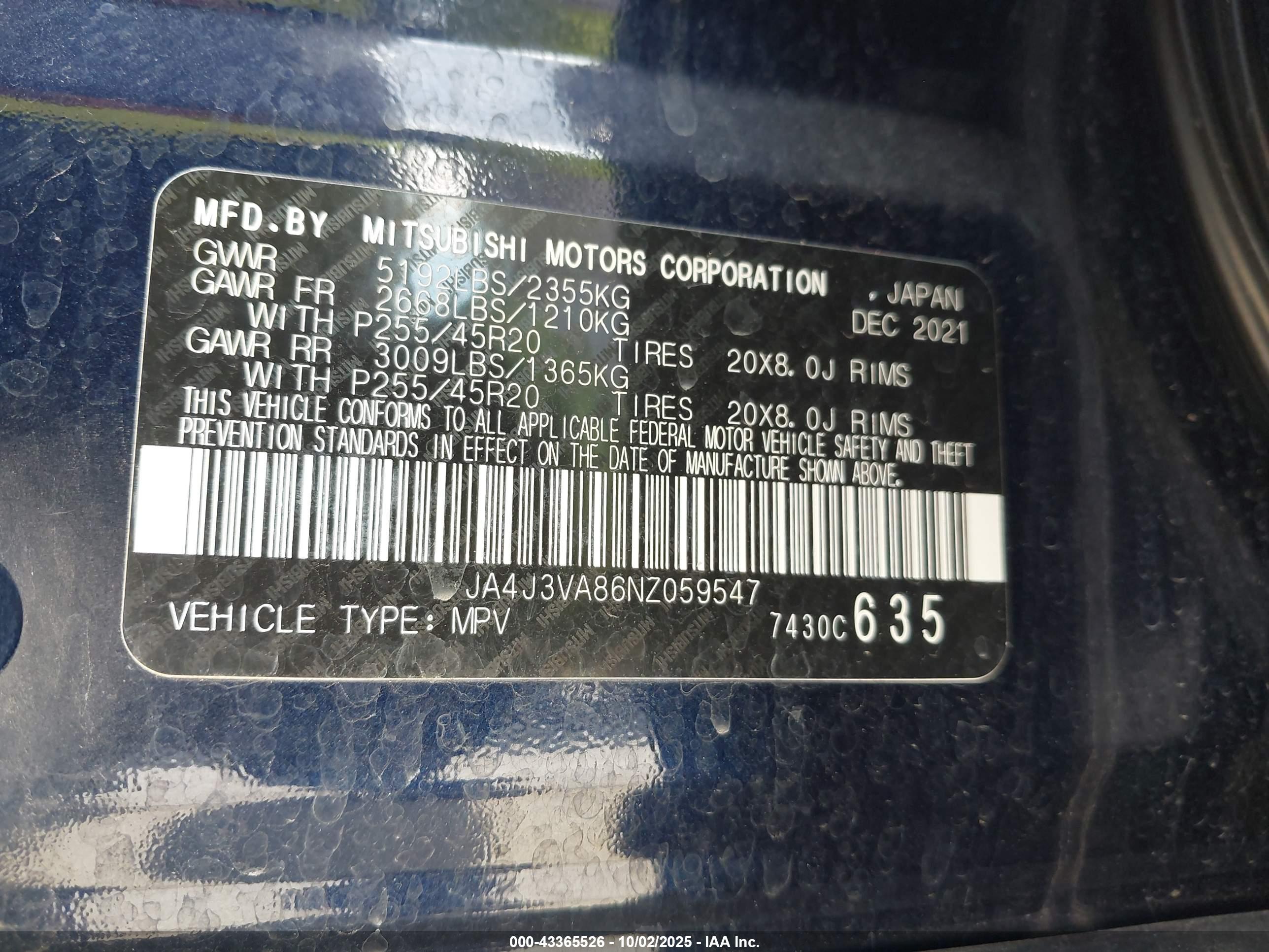MITSUBISHI OUTLANDER image 9