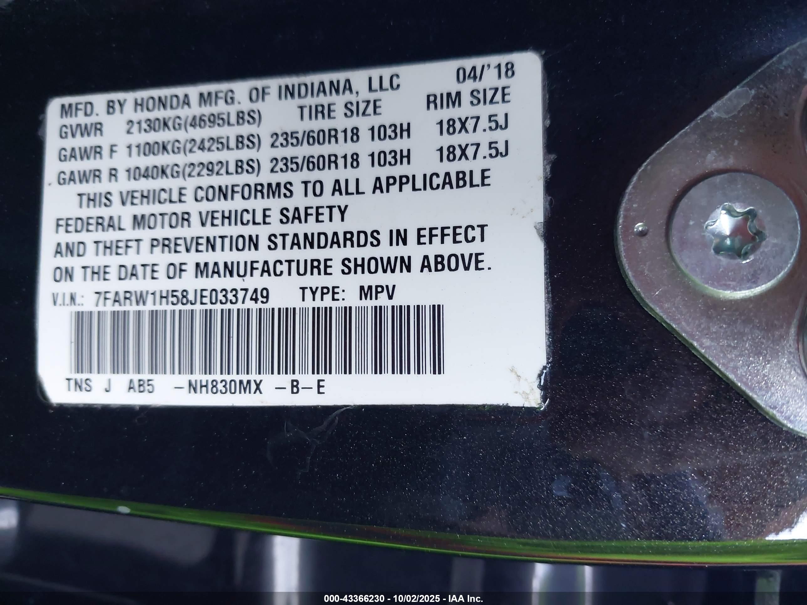 HONDA CR-V image 9