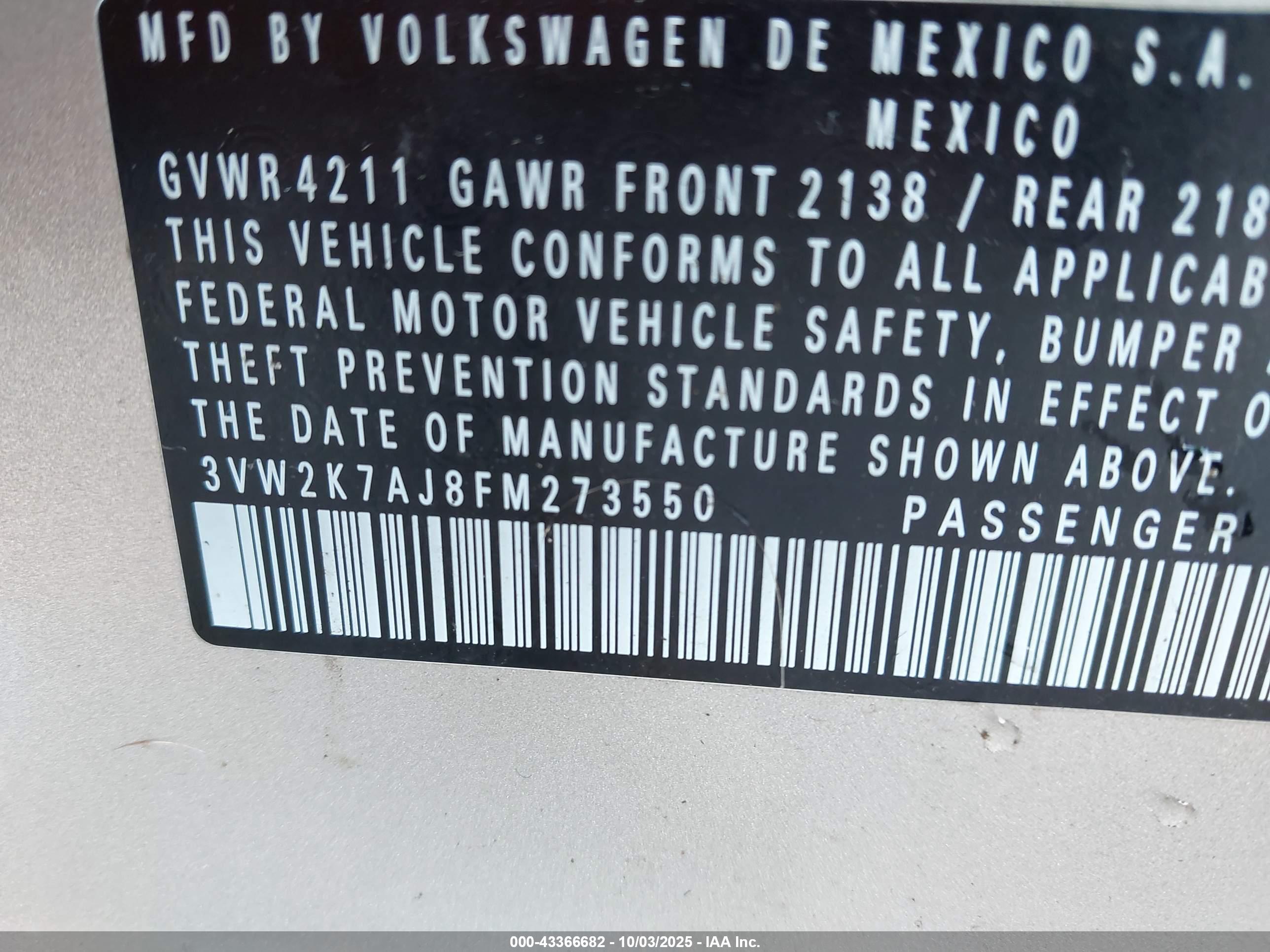 VOLKSWAGEN JETTA image 9