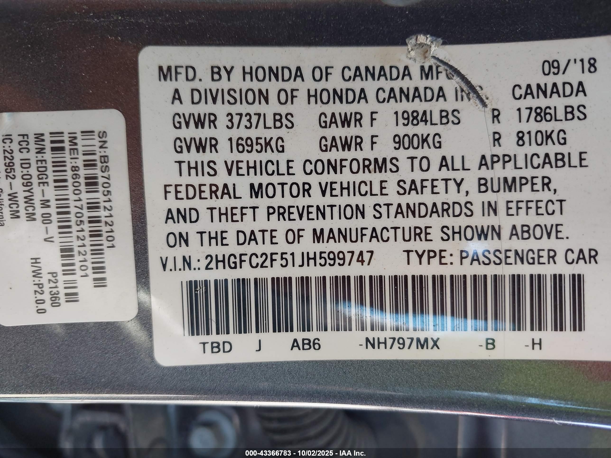 HONDA CIVIC image 9