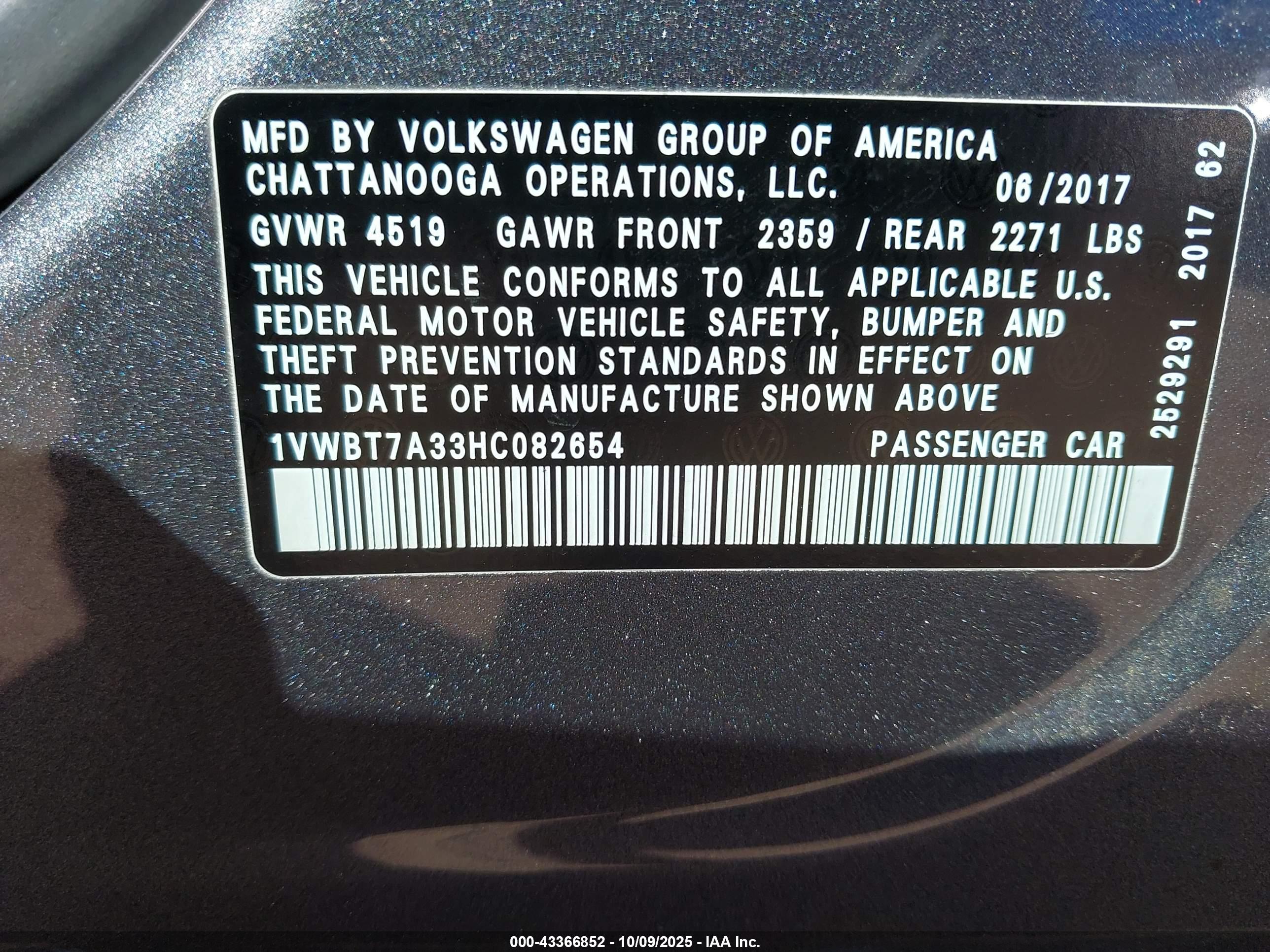 VOLKSWAGEN PASSAT image 9