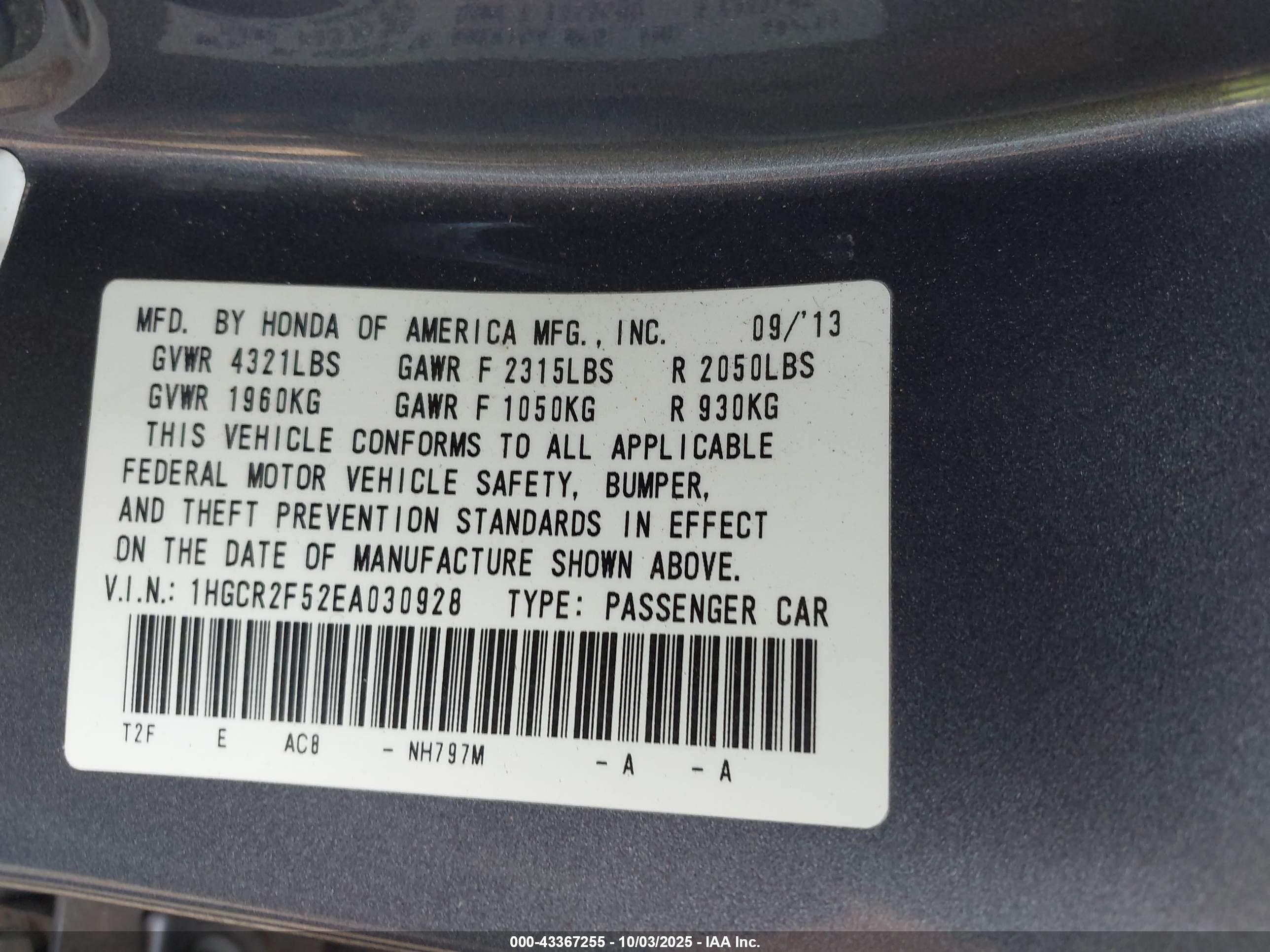 HONDA ACCORD image 9