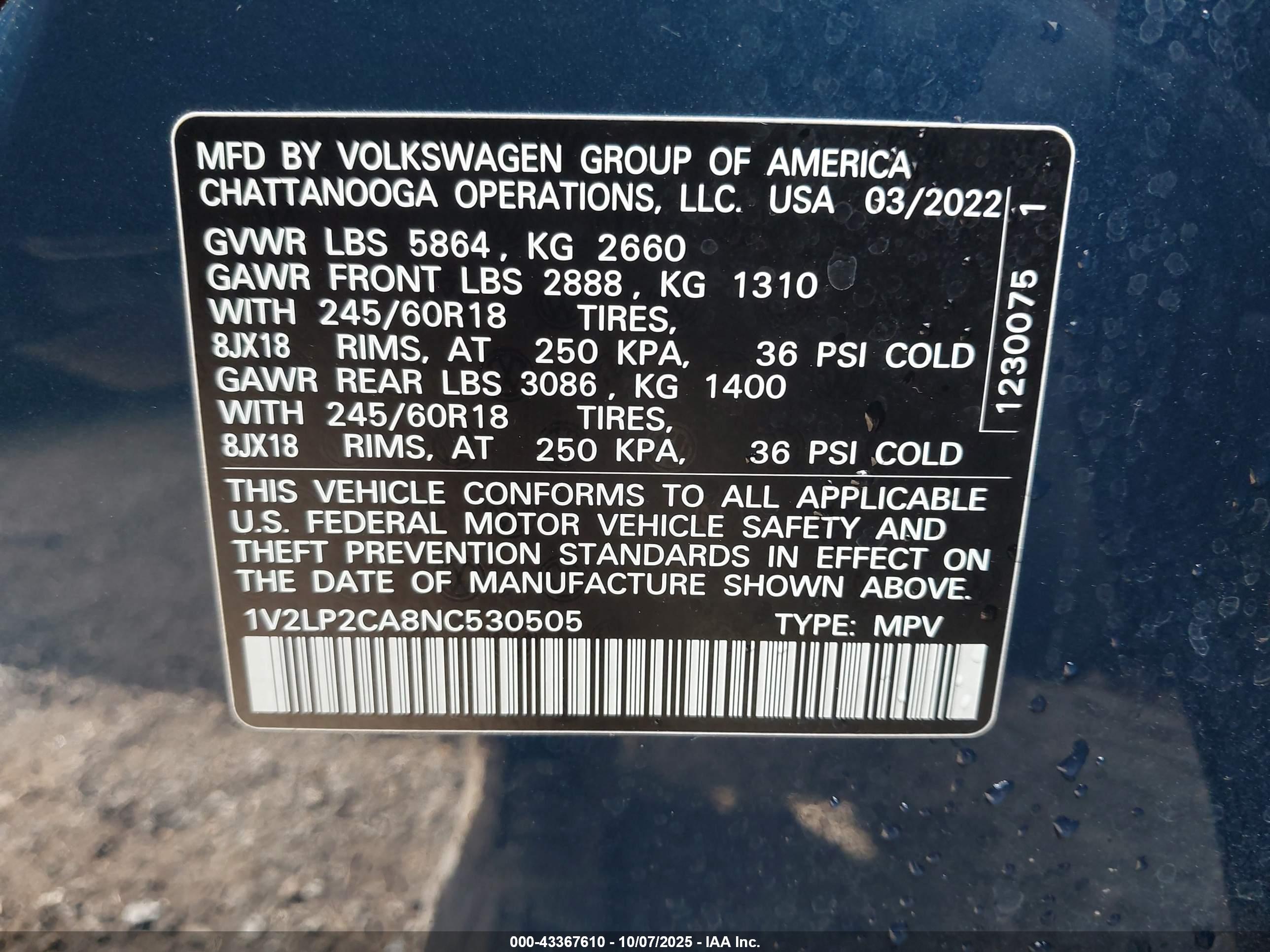 VOLKSWAGEN ATLAS image 9