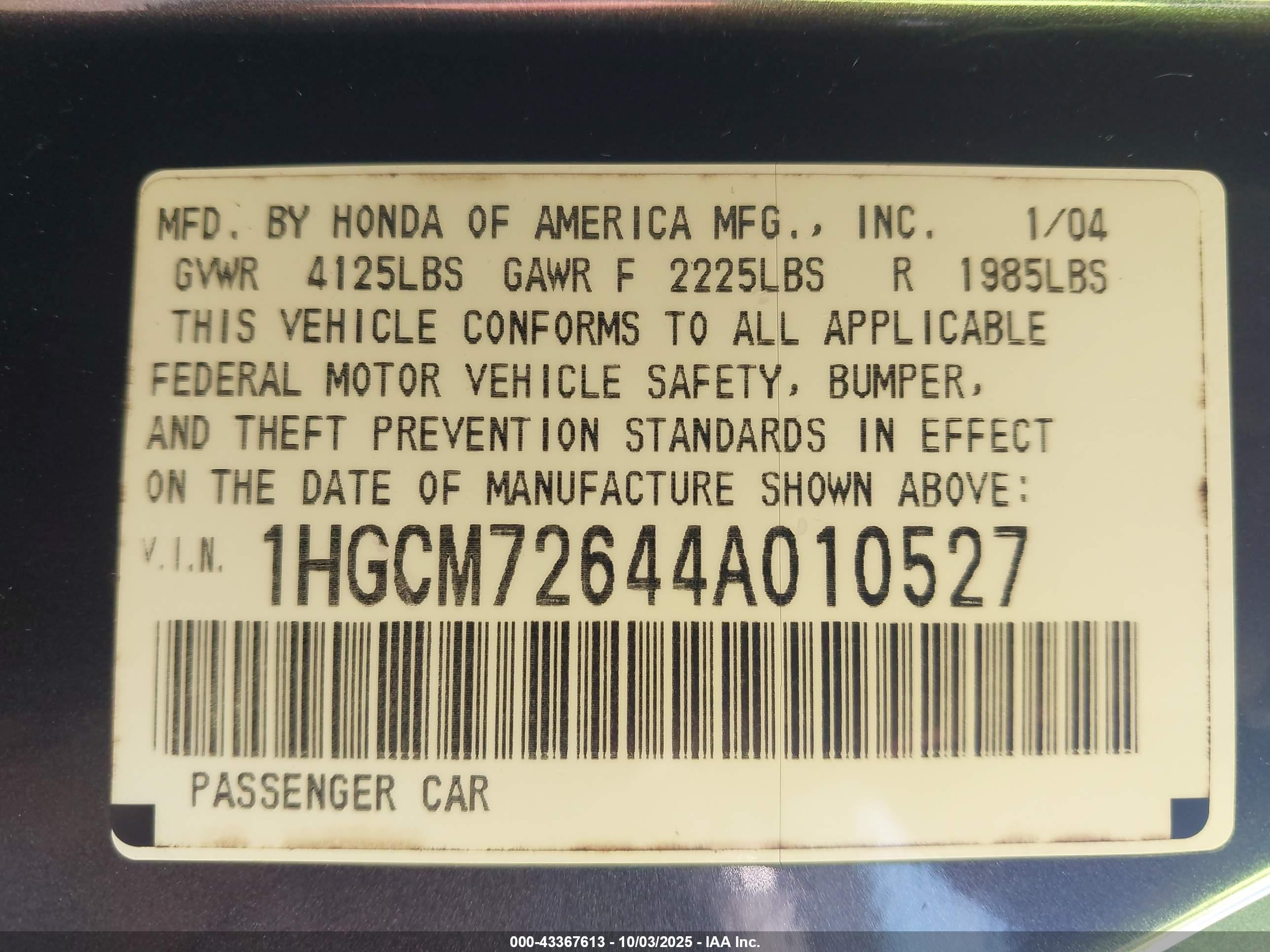 HONDA ACCORD image 9