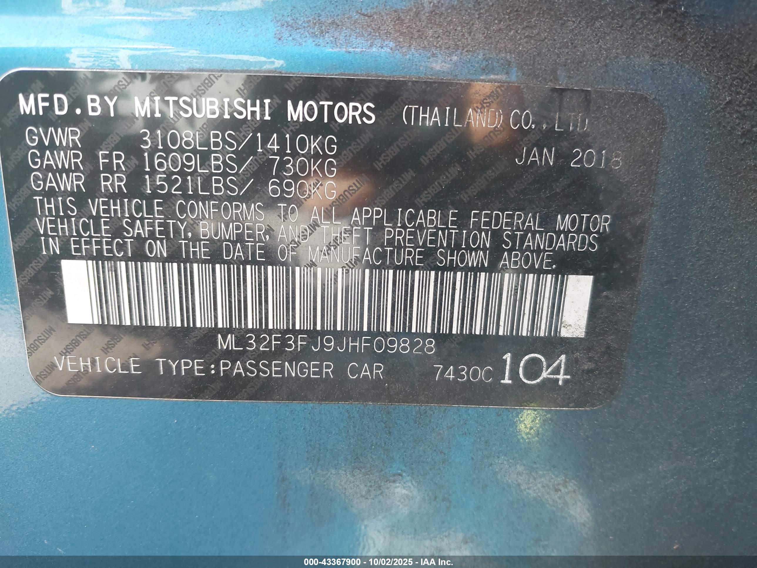 MITSUBISHI MIRAGE image 9