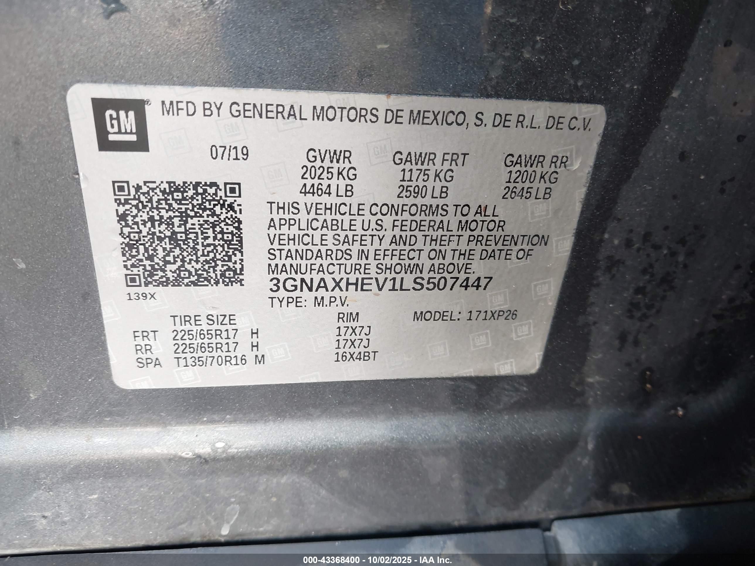 CHEVROLET EQUINOX image 9