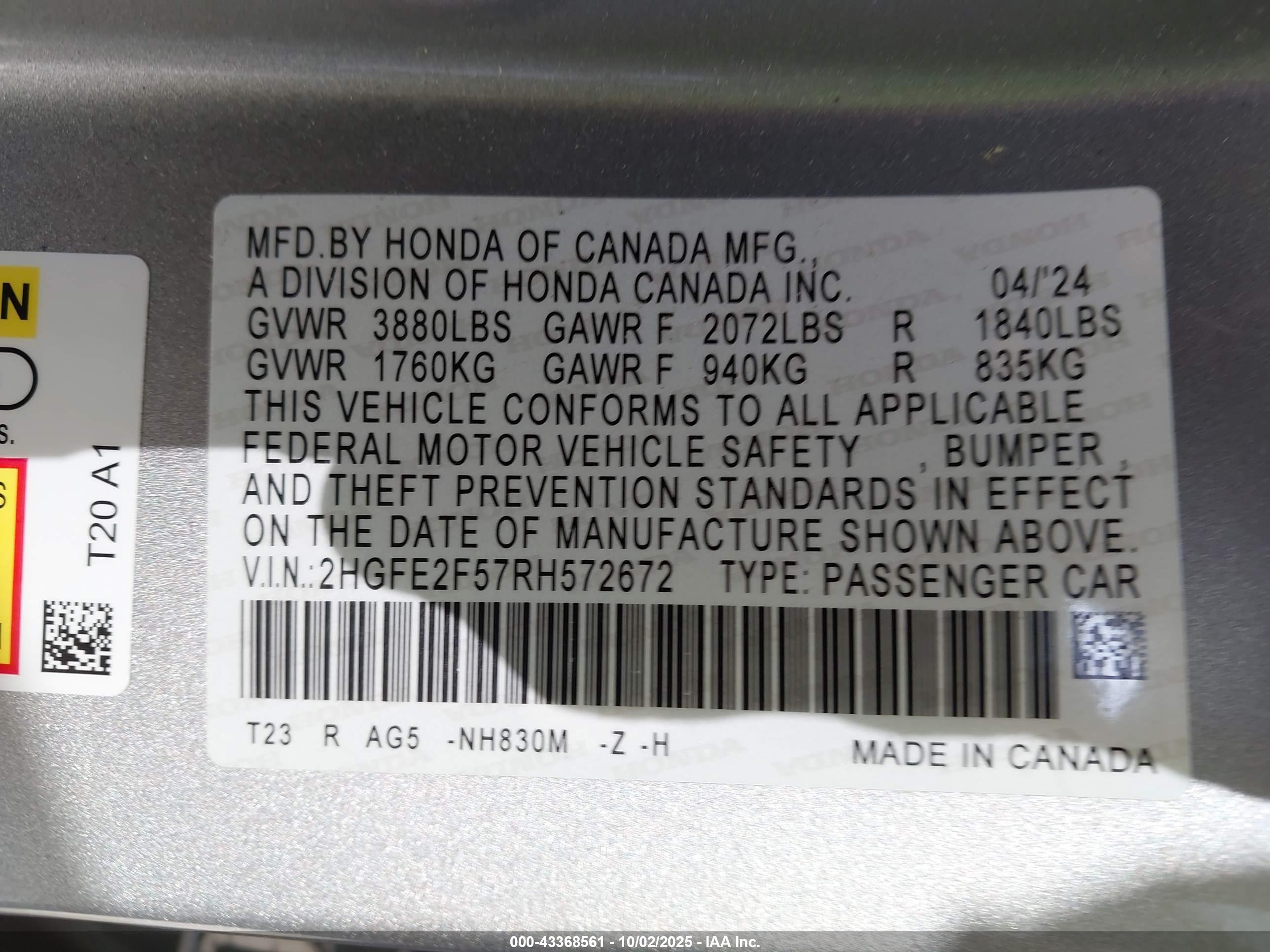 HONDA CIVIC image 9