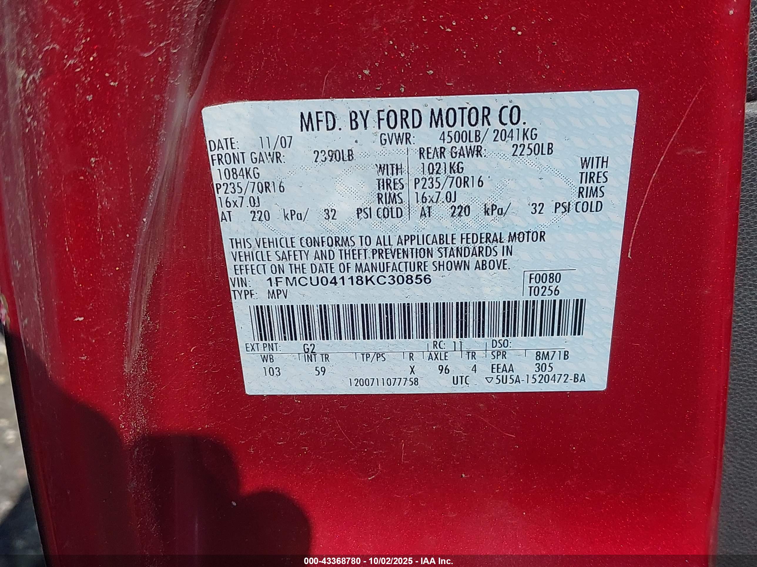 FORD ESCAPE image 9