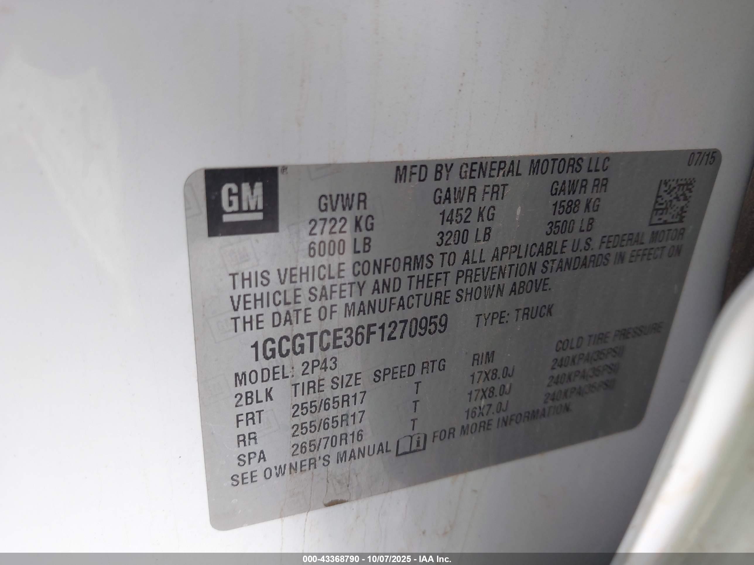CHEVROLET COLORADO image 9