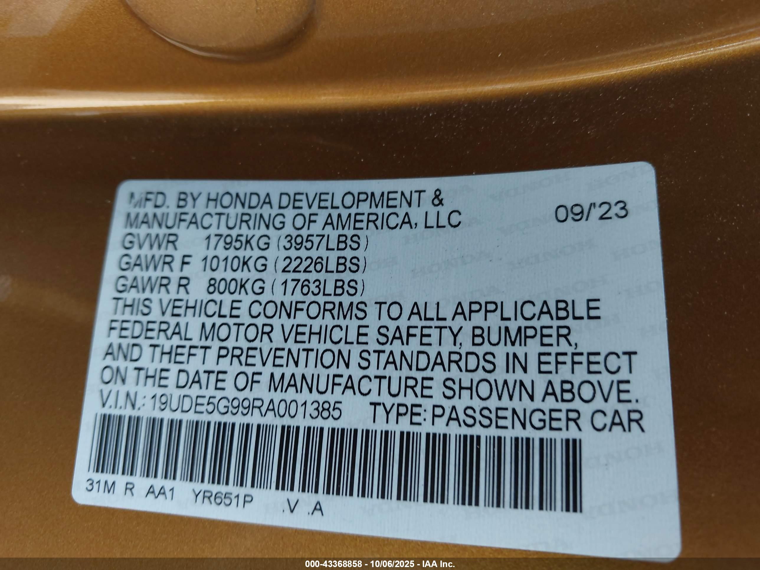 ACURA INTEGRA image 9