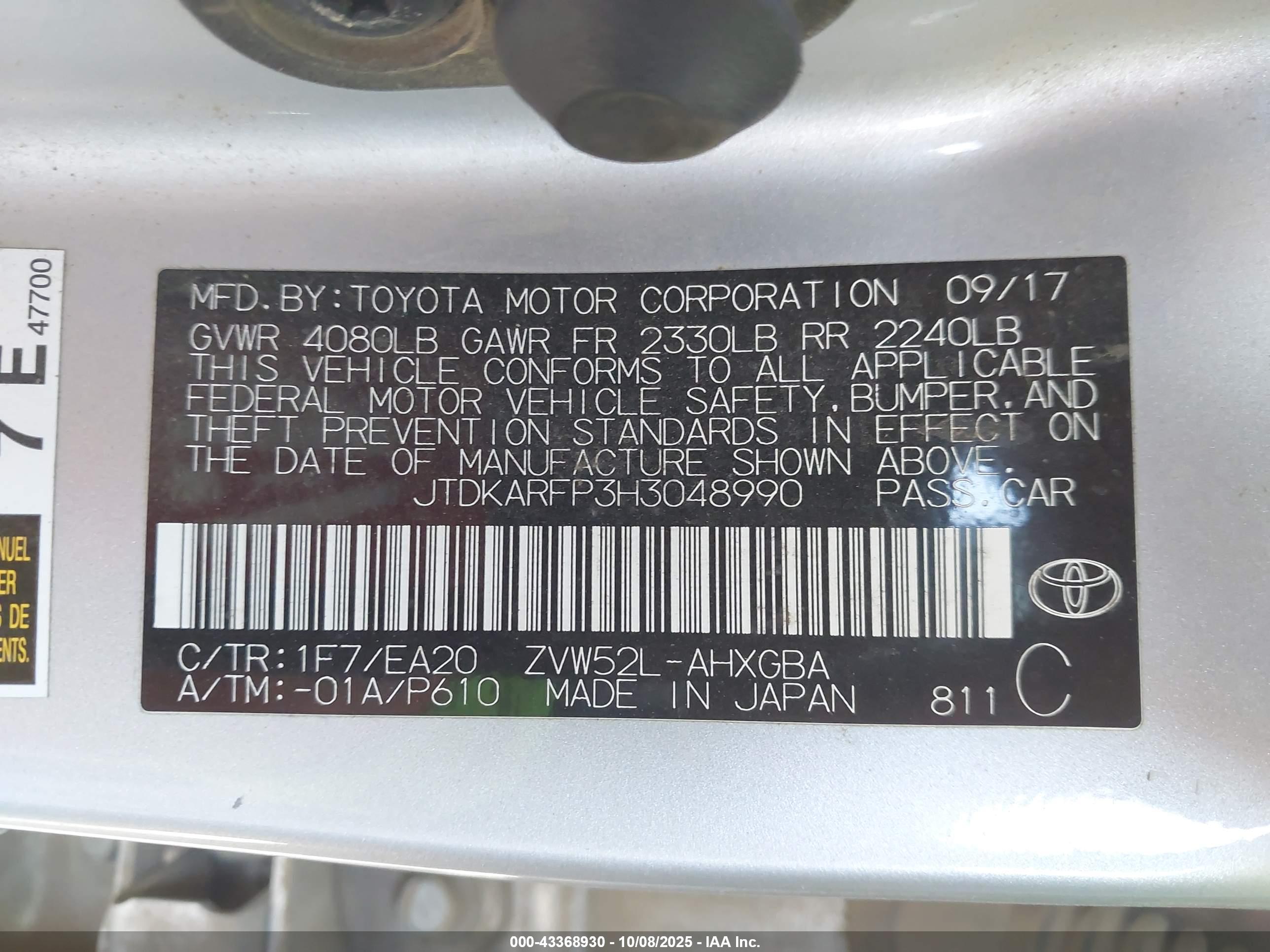 TOYOTA PRIUS image 9