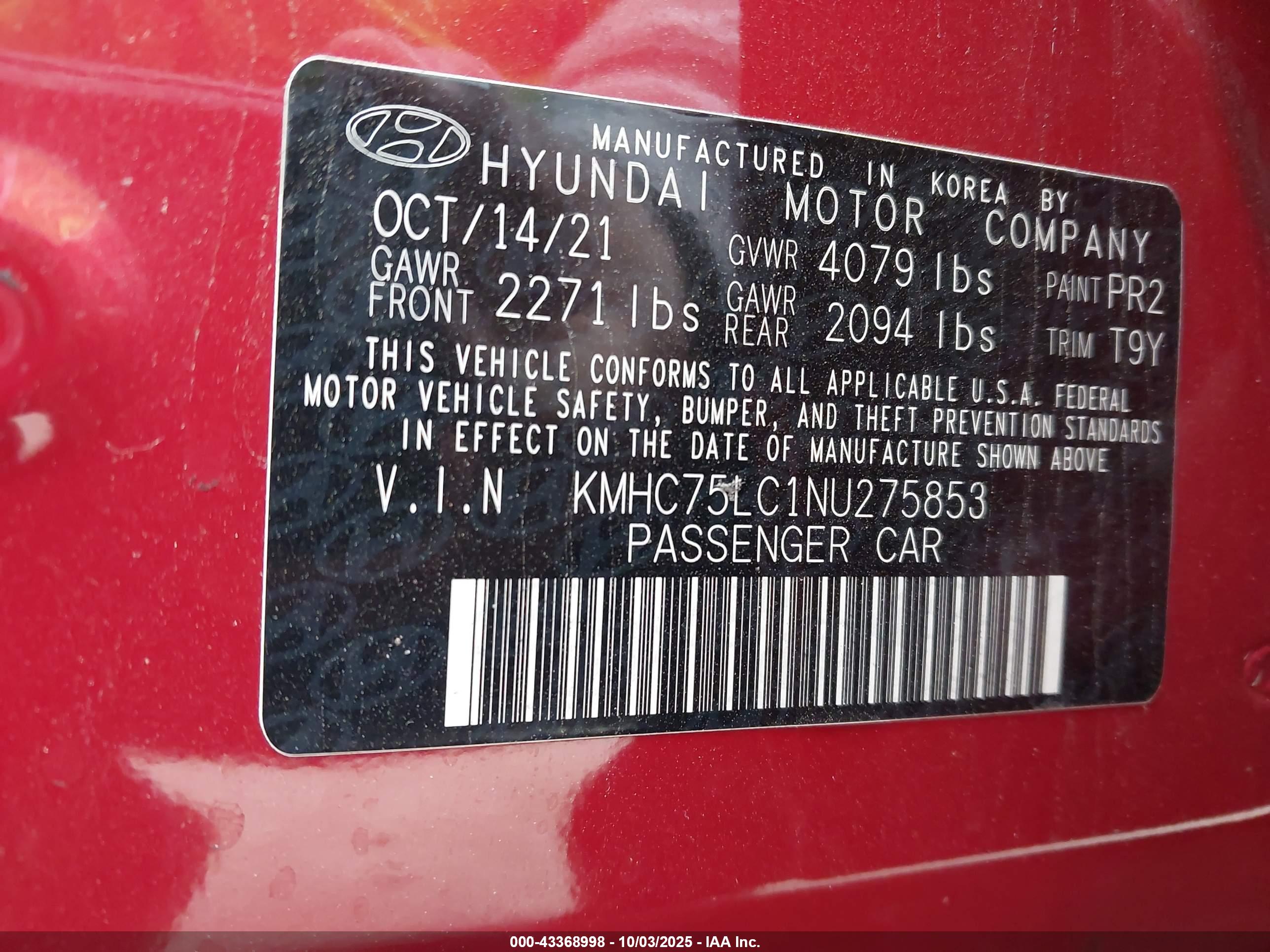HYUNDAI IONIQ image 9