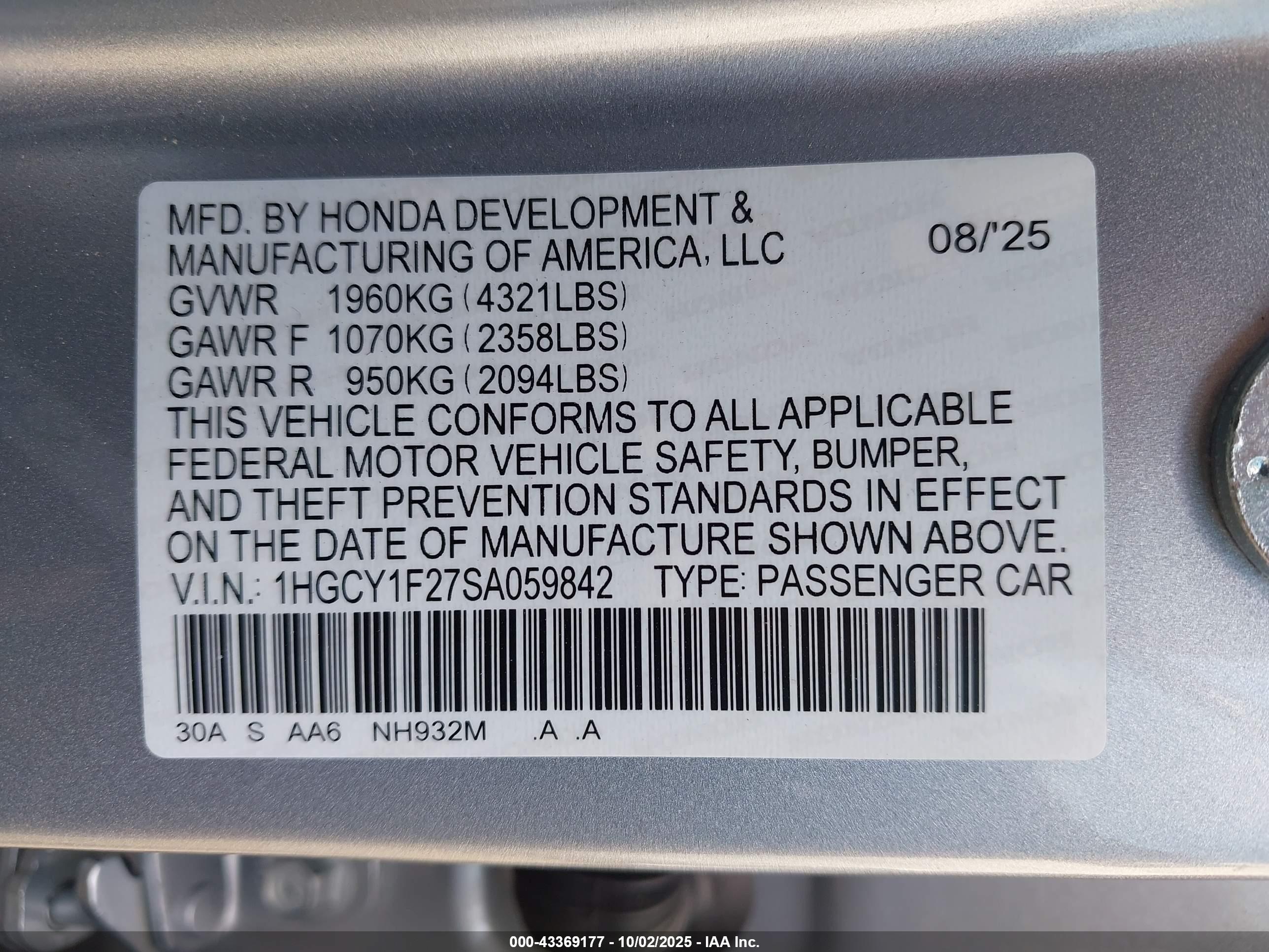 HONDA ACCORD image 9