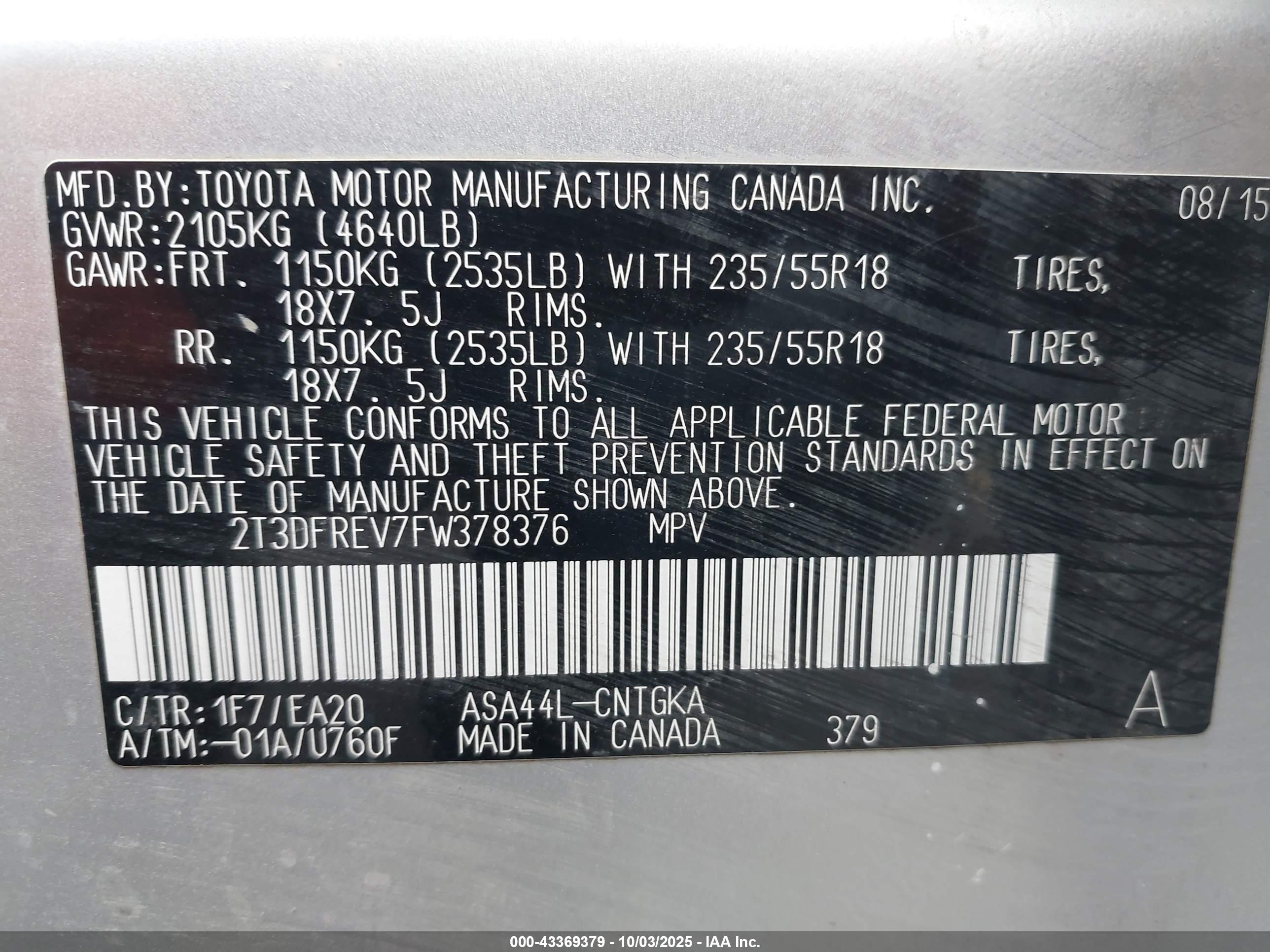 TOYOTA RAV4 image 9
