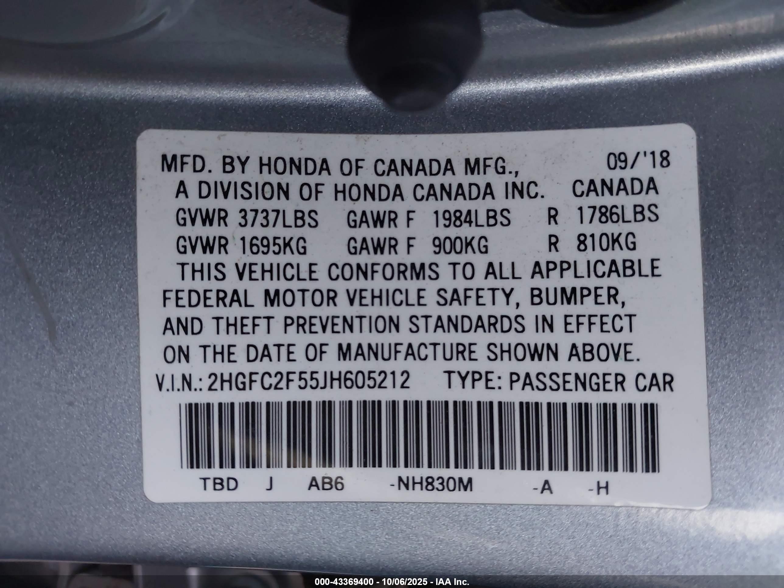 HONDA CIVIC image 9