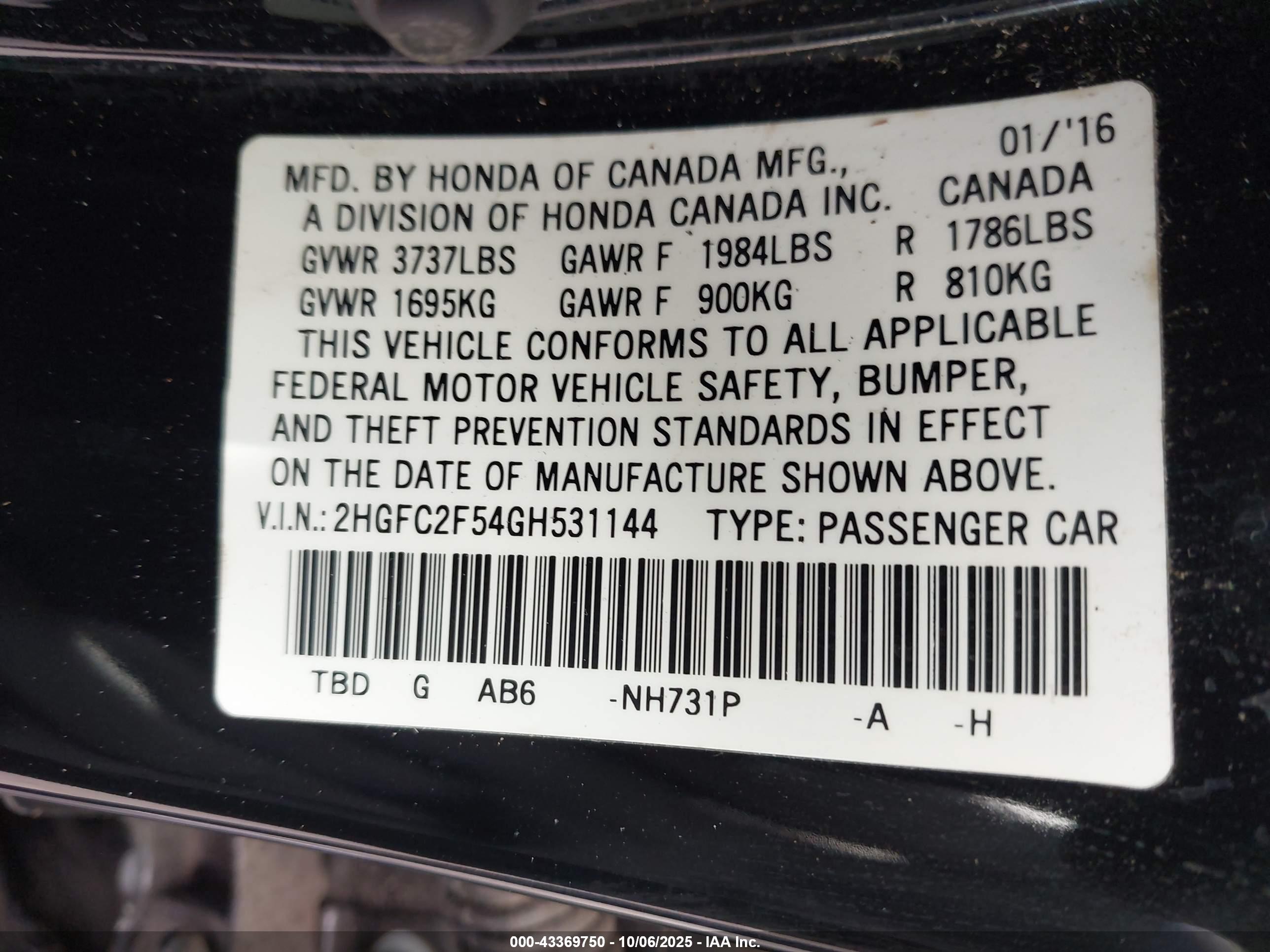 HONDA CIVIC image 9