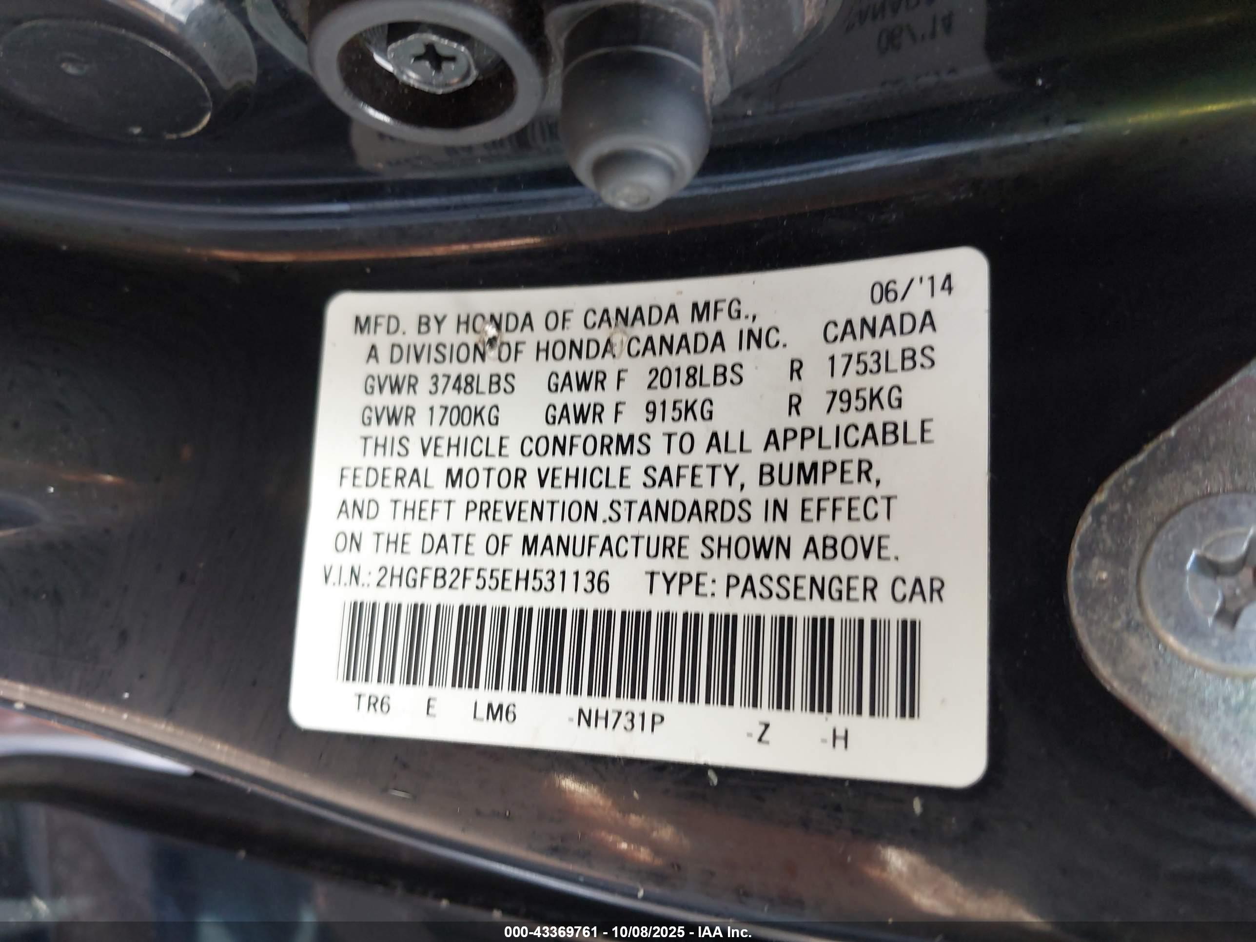 HONDA CIVIC image 9