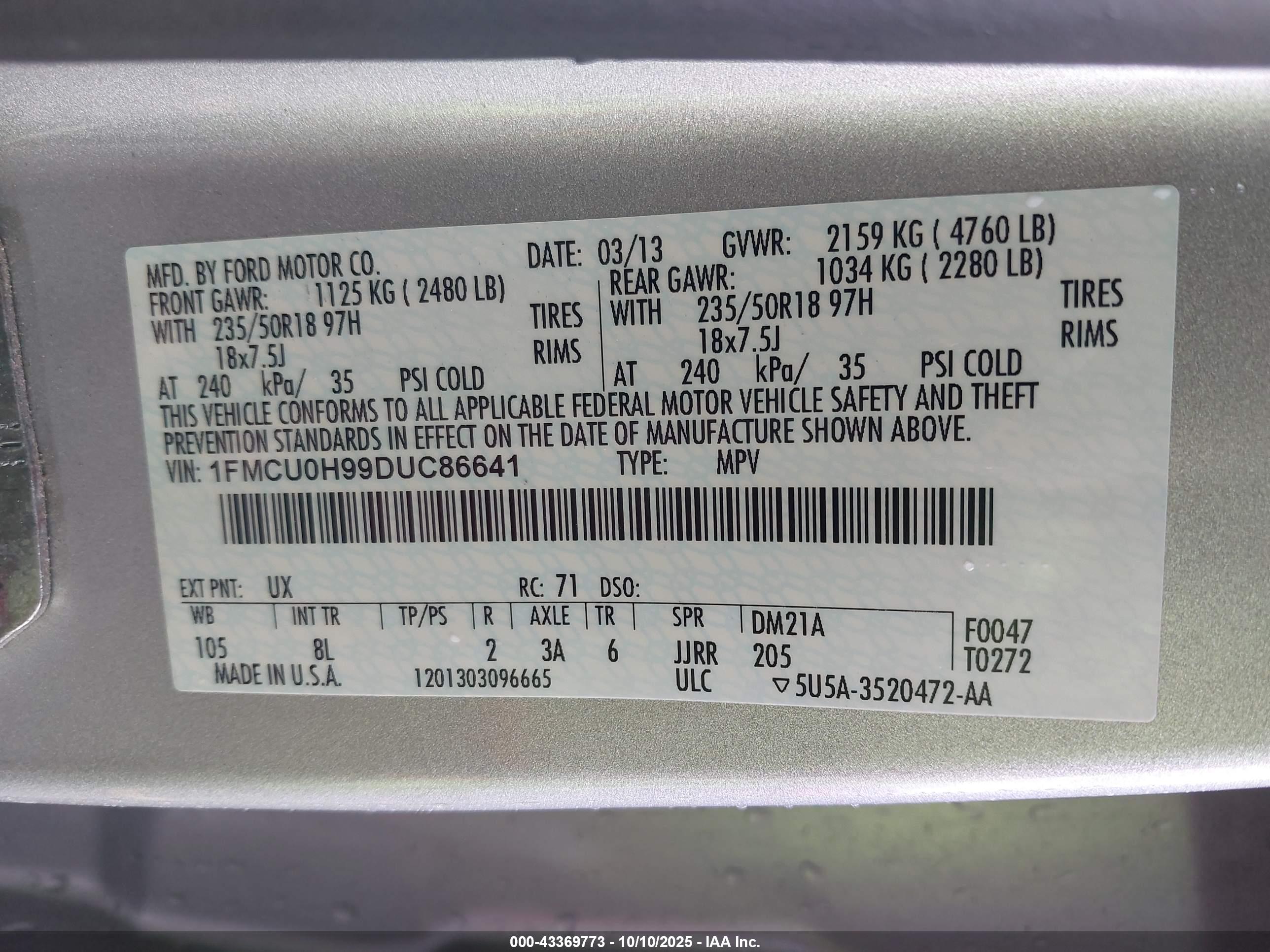 FORD ESCAPE image 9