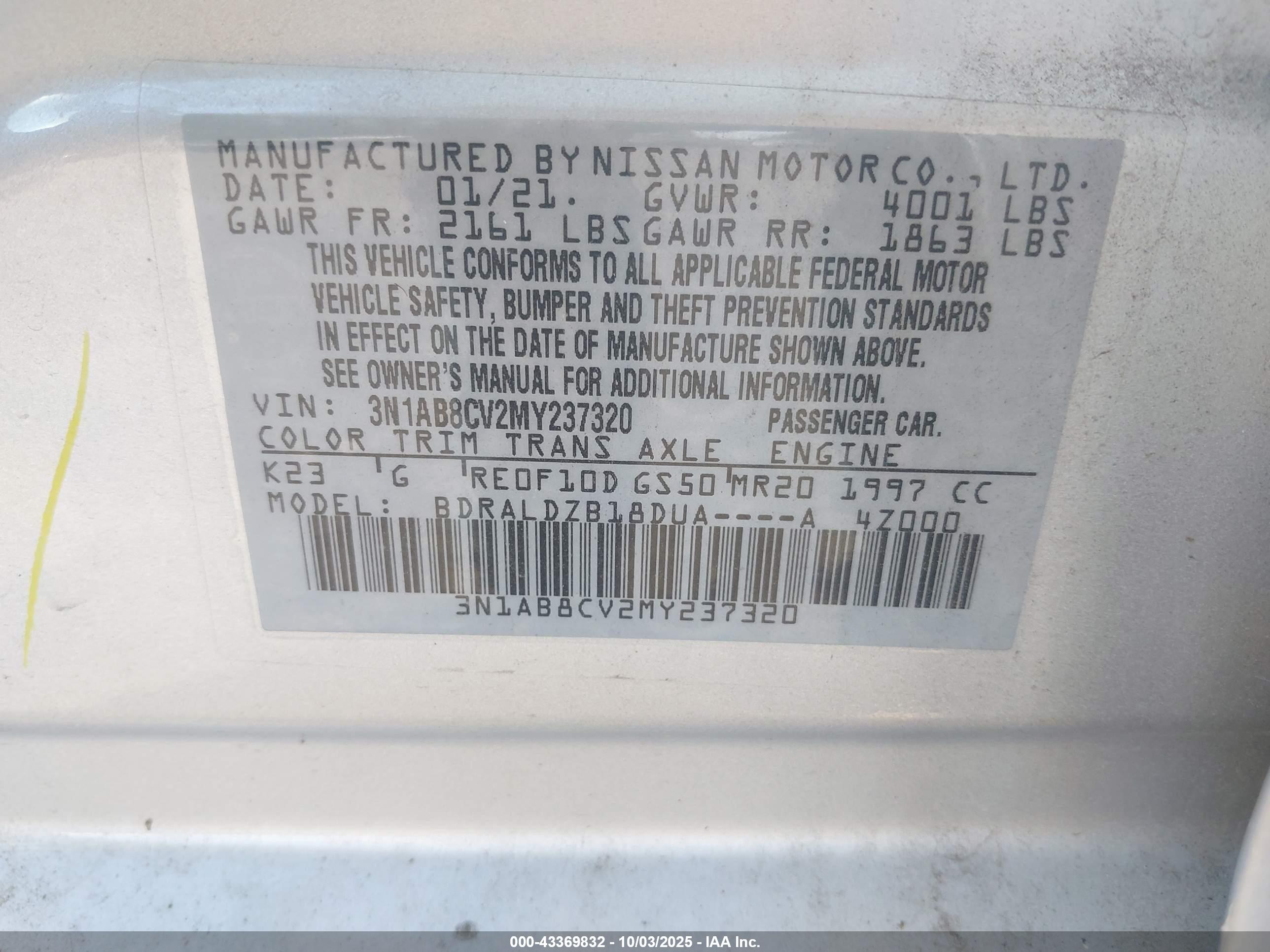 NISSAN SENTRA image 9