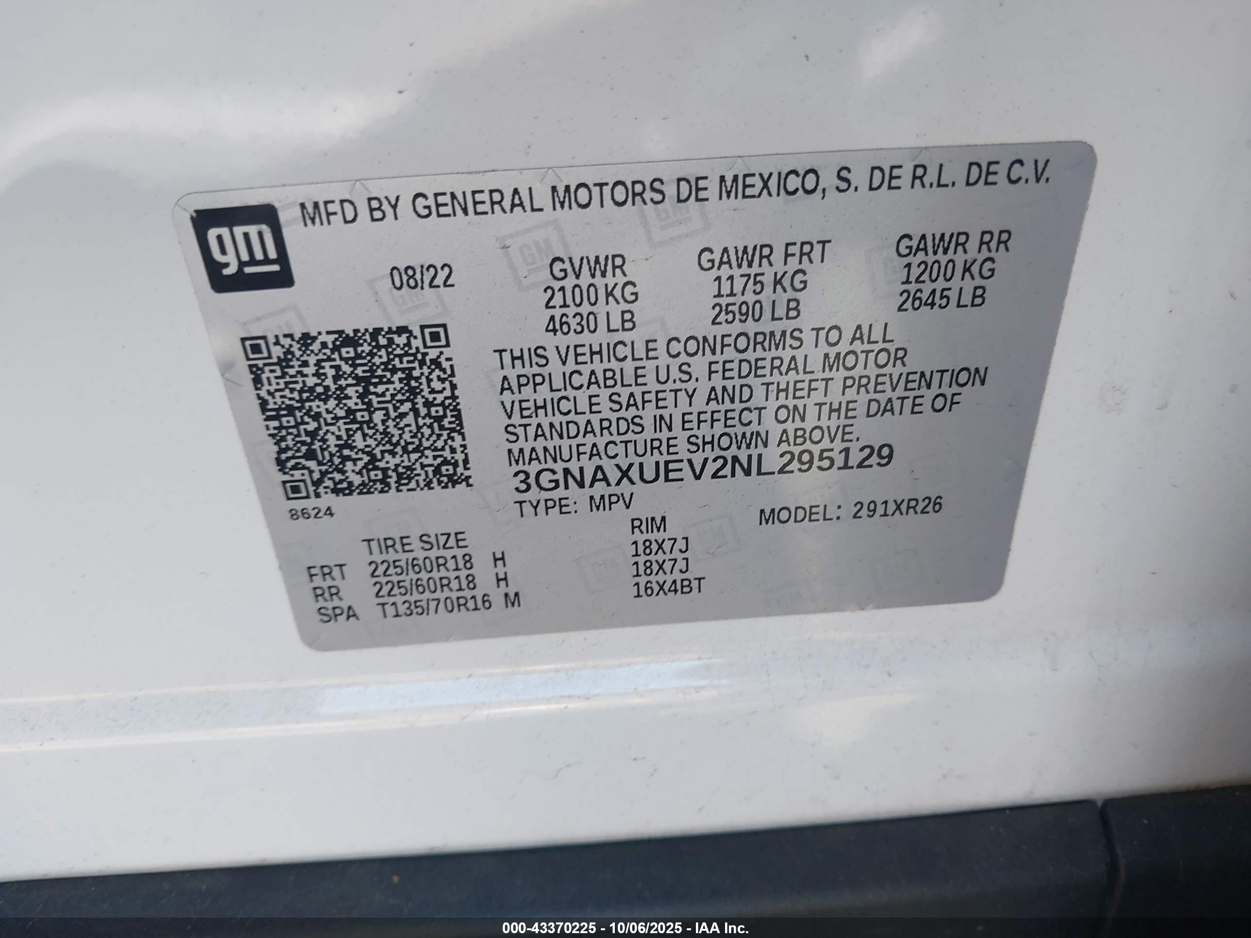 CHEVROLET EQUINOX image 9
