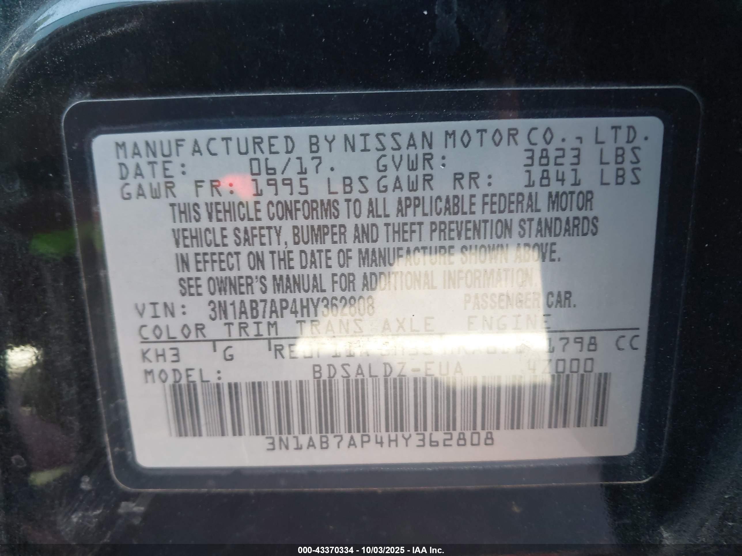 NISSAN SENTRA image 9