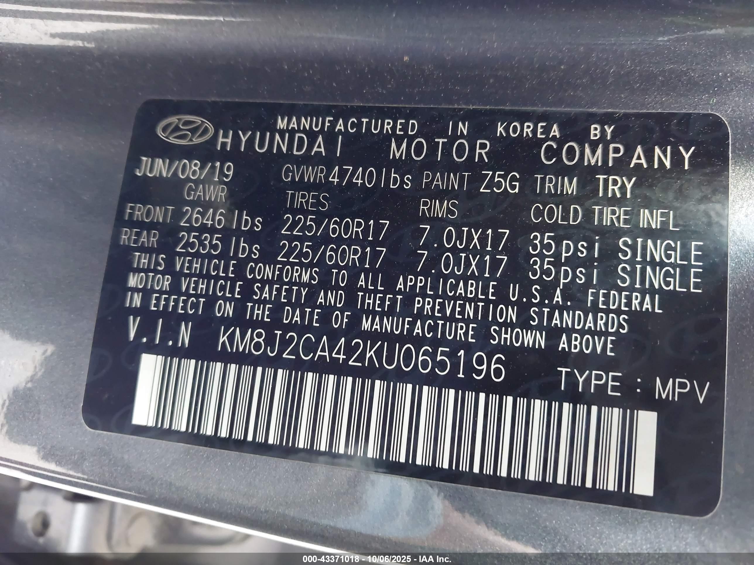 HYUNDAI TUCSON image 9