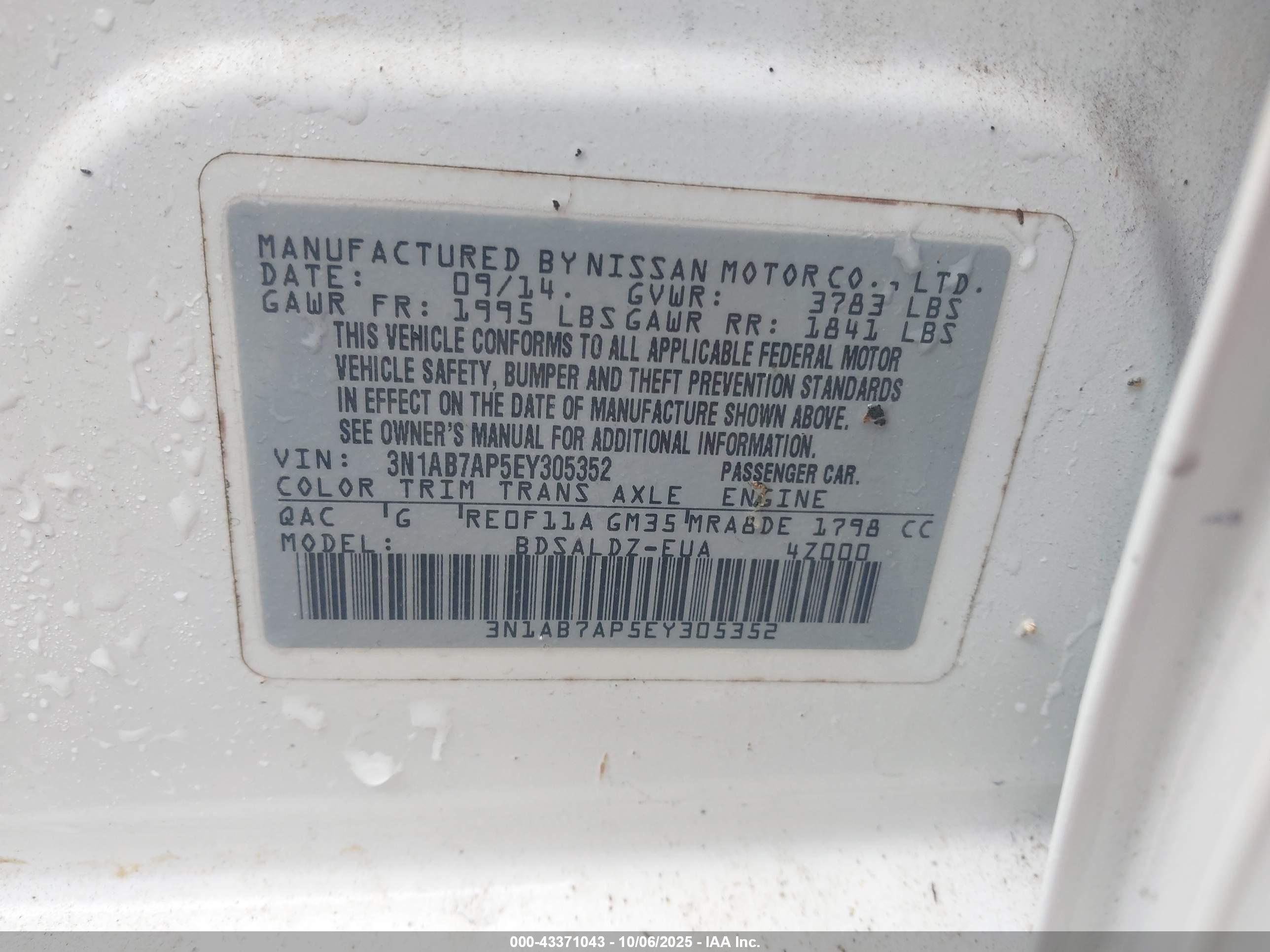 NISSAN SENTRA image 9