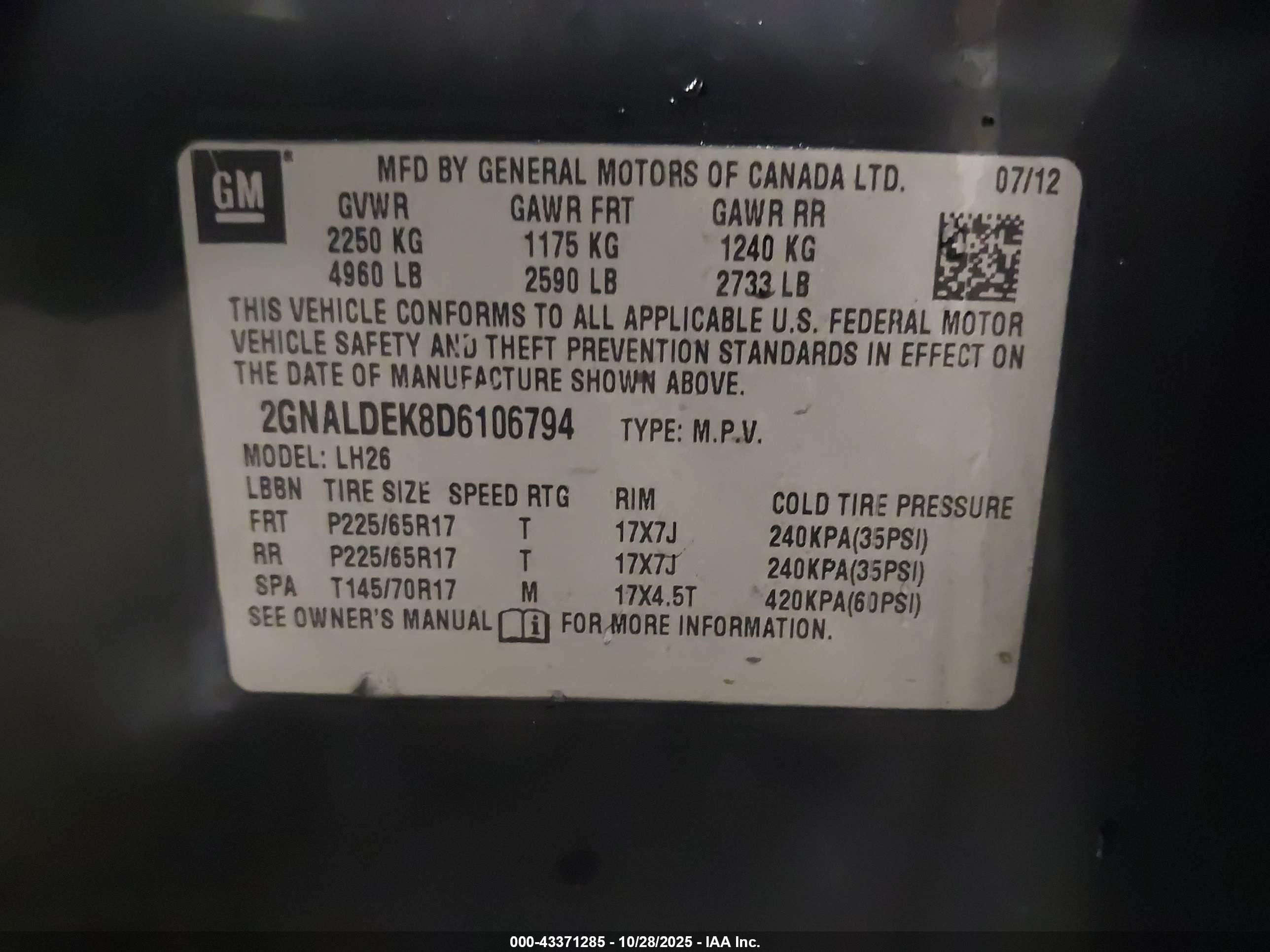 CHEVROLET EQUINOX image 9