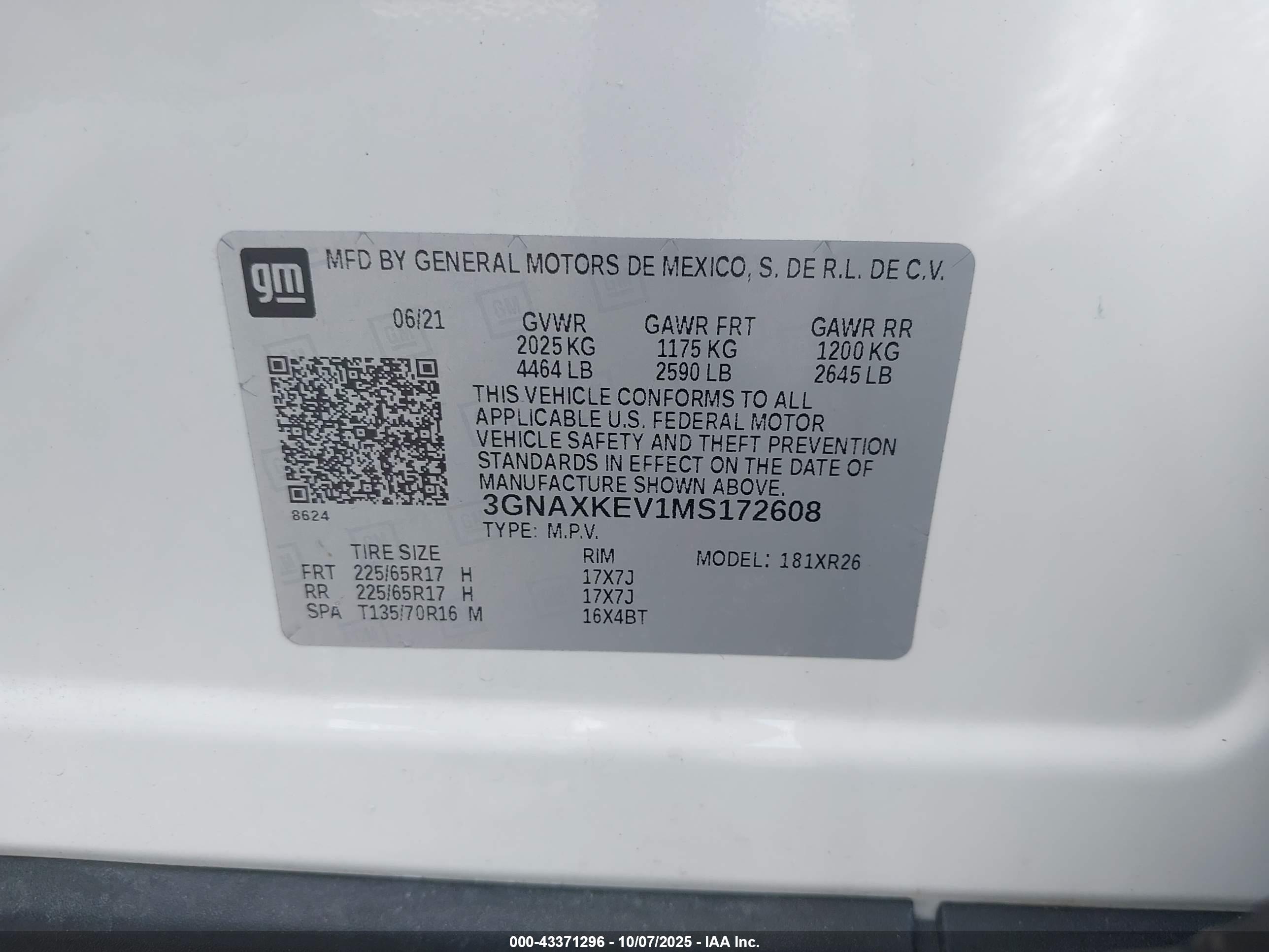 CHEVROLET EQUINOX image 9