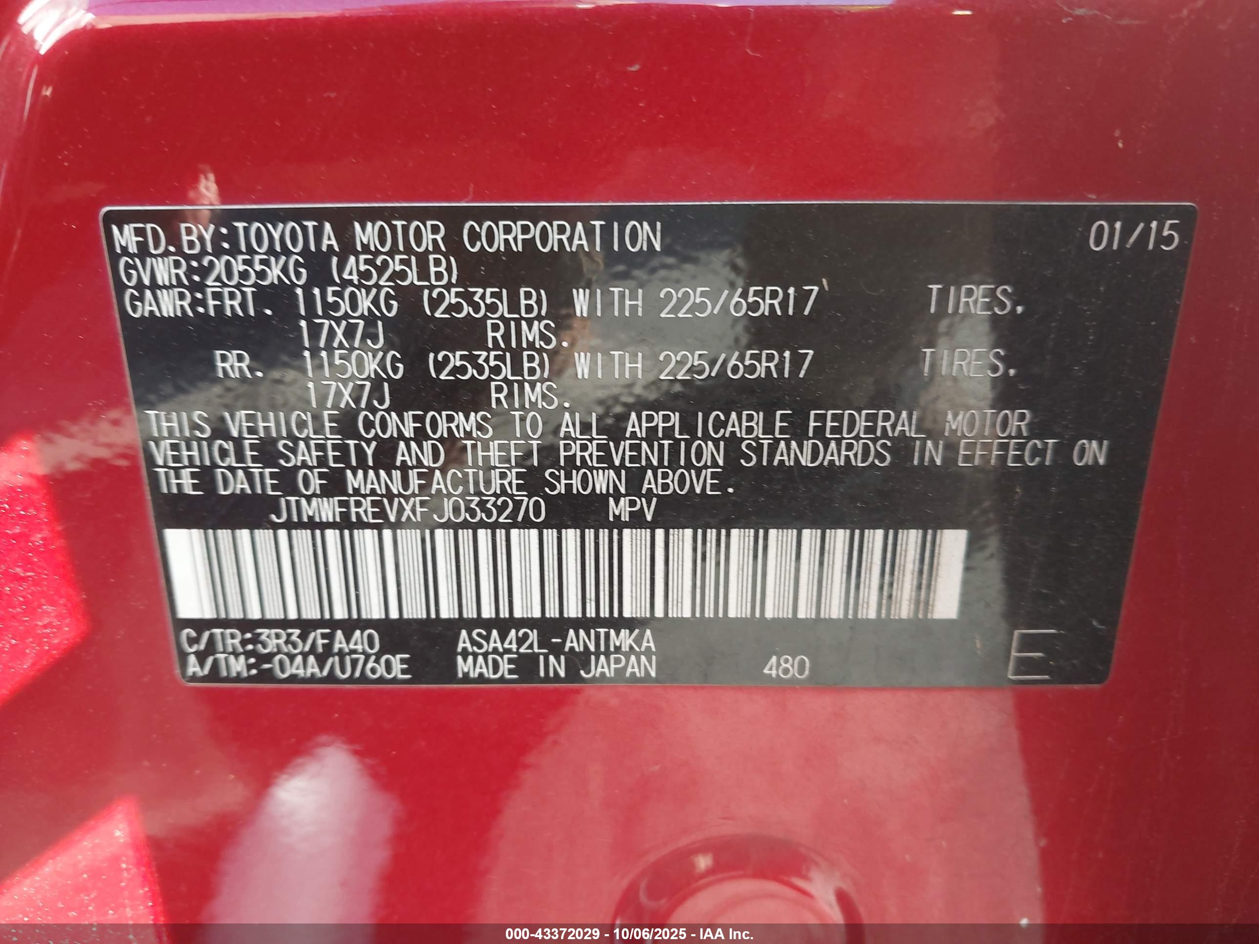 TOYOTA RAV4 image 9