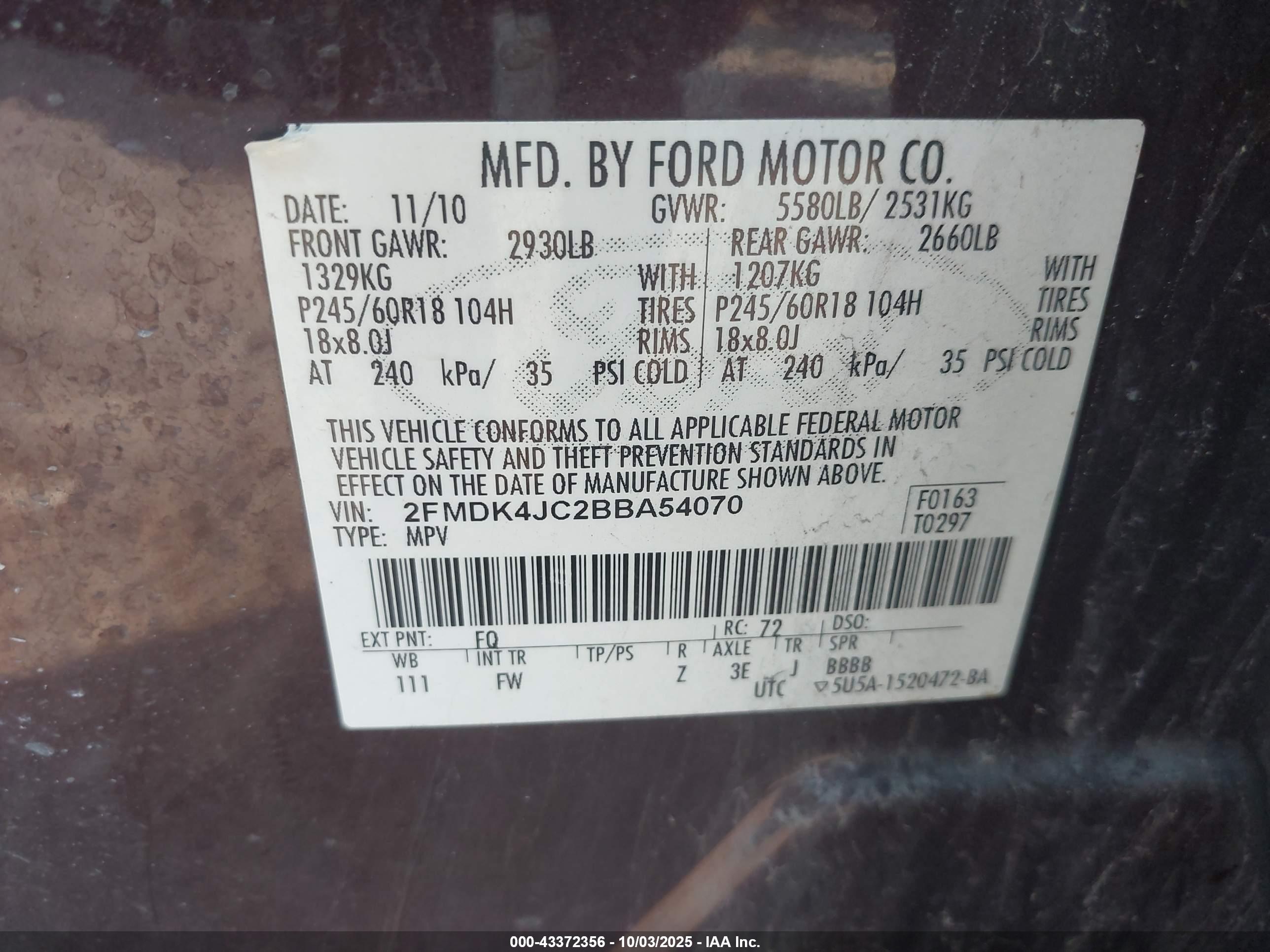 FORD EDGE image 9