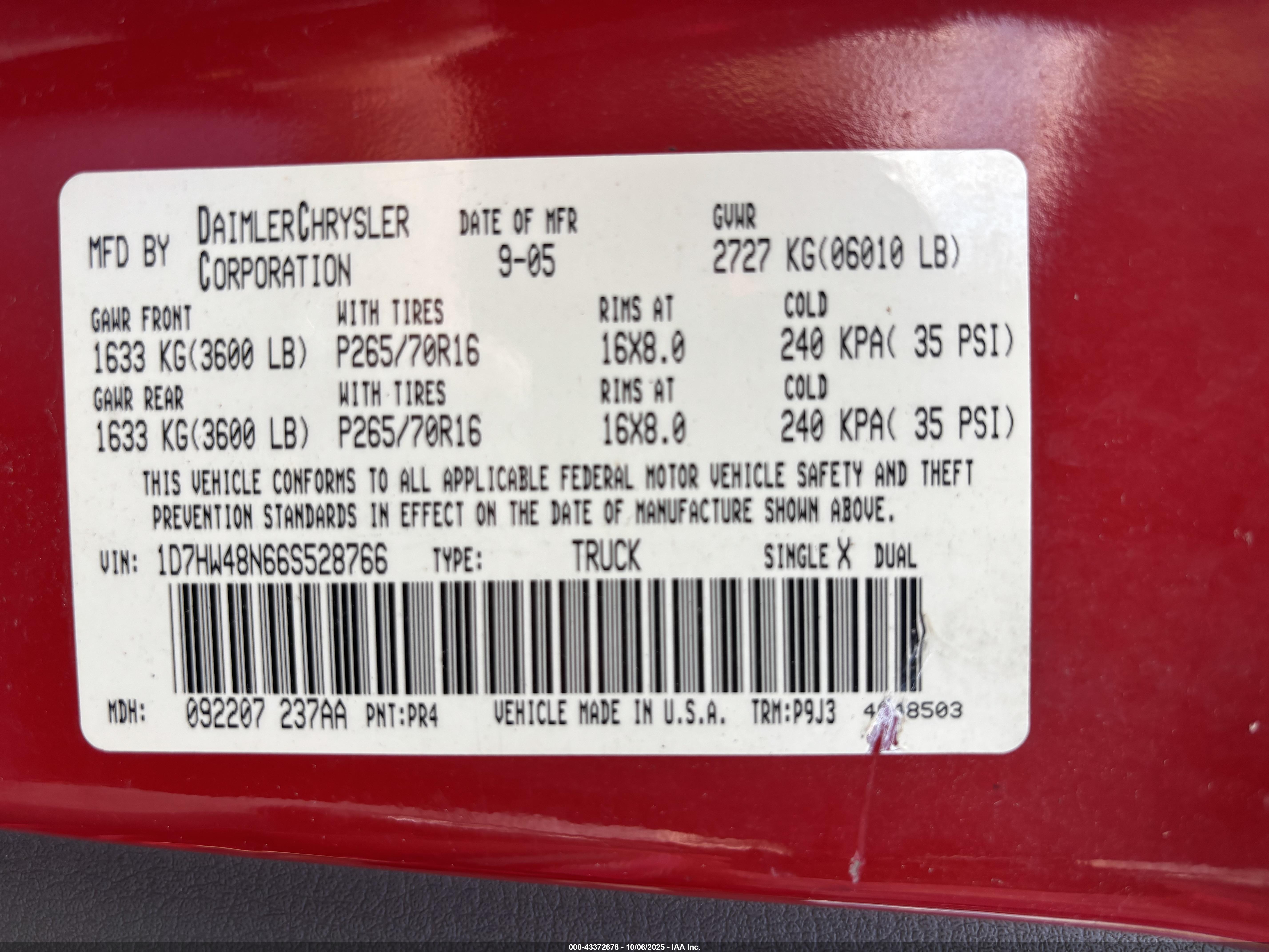 DODGE DAKOTA image 9