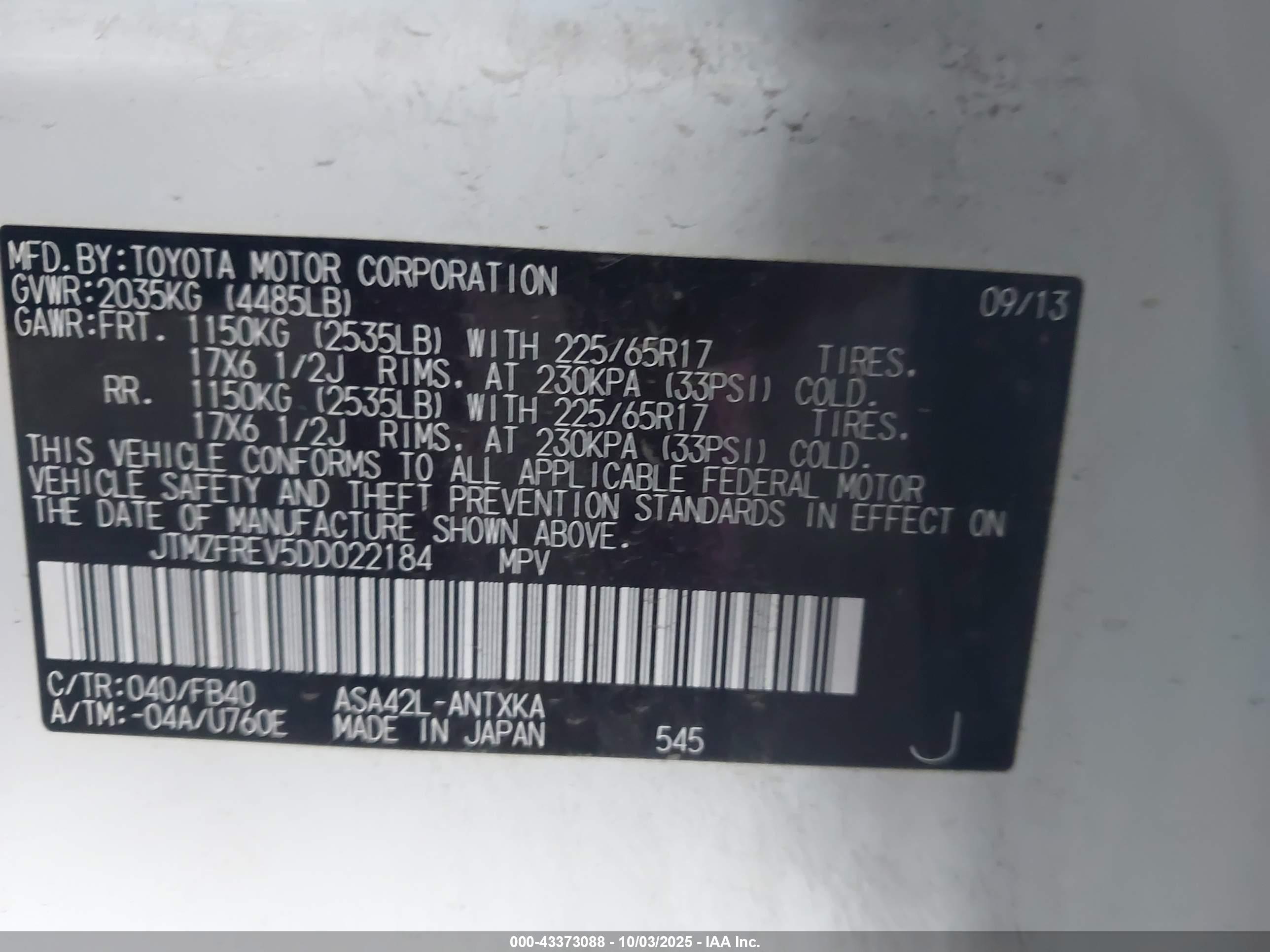 TOYOTA RAV4 image 9