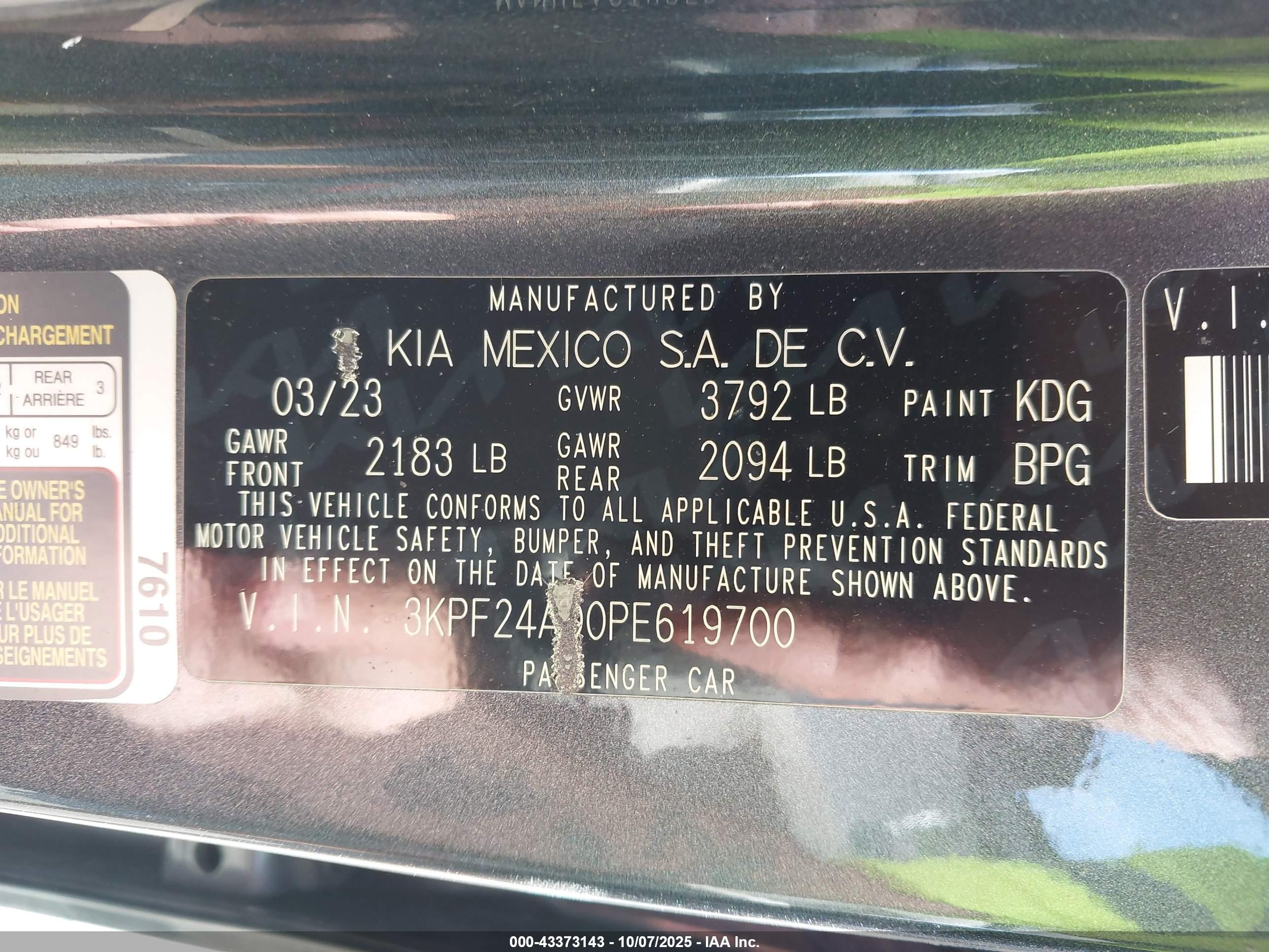 KIA FORTE image 9