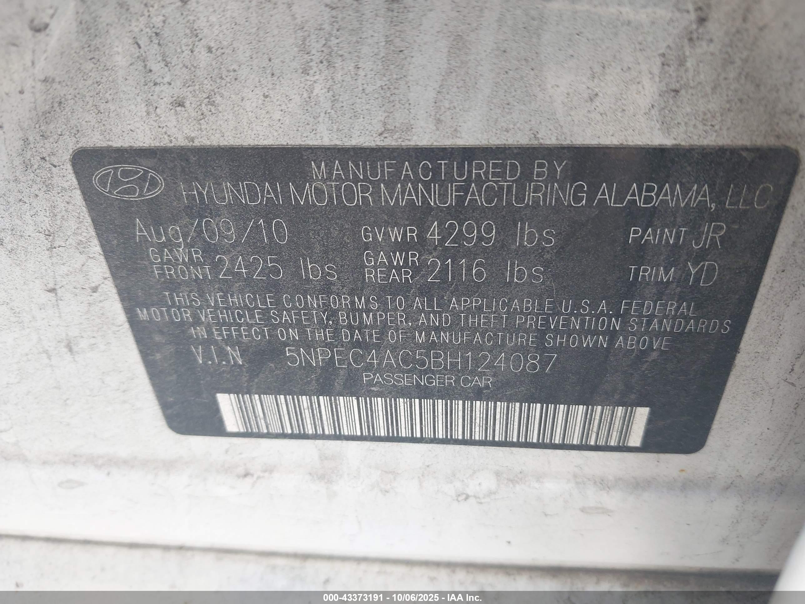 HYUNDAI SONATA image 9