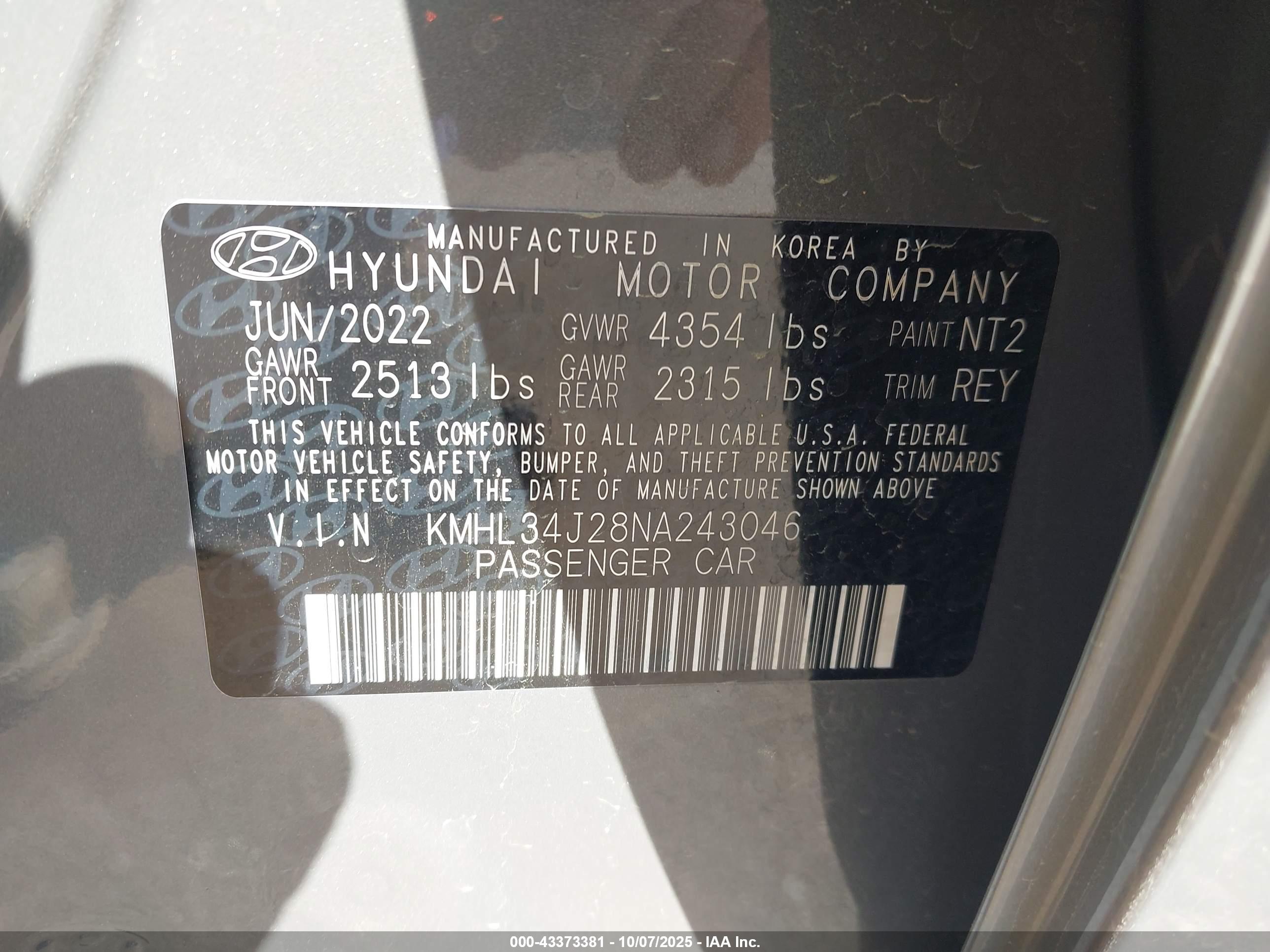 HYUNDAI SONATA image 9