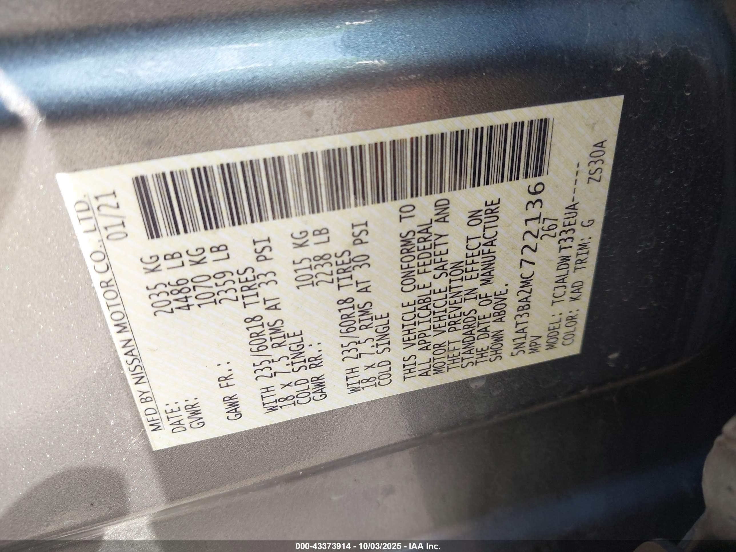 NISSAN ROGUE image 9
